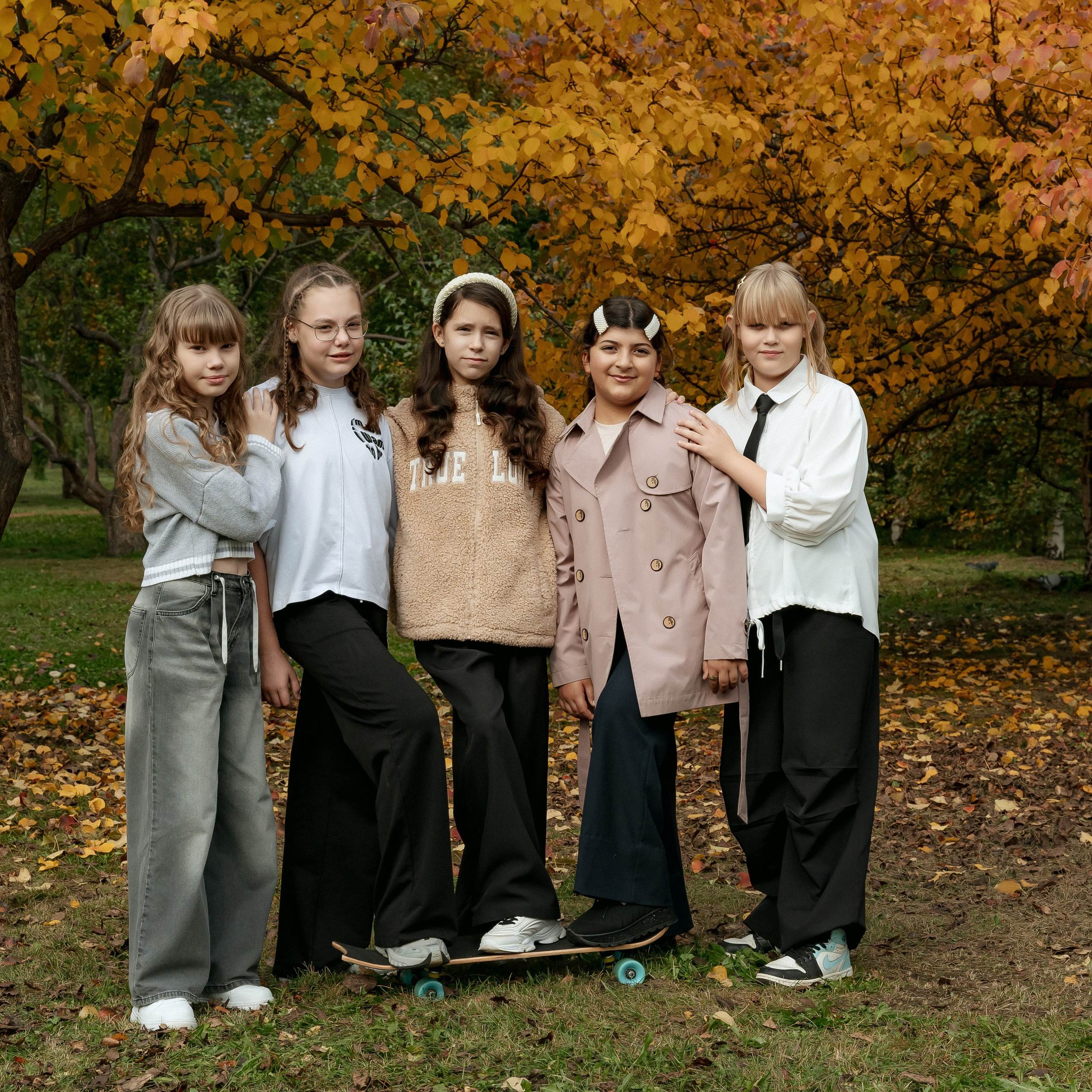 Фотосессия осенью в парке. 4 класс.