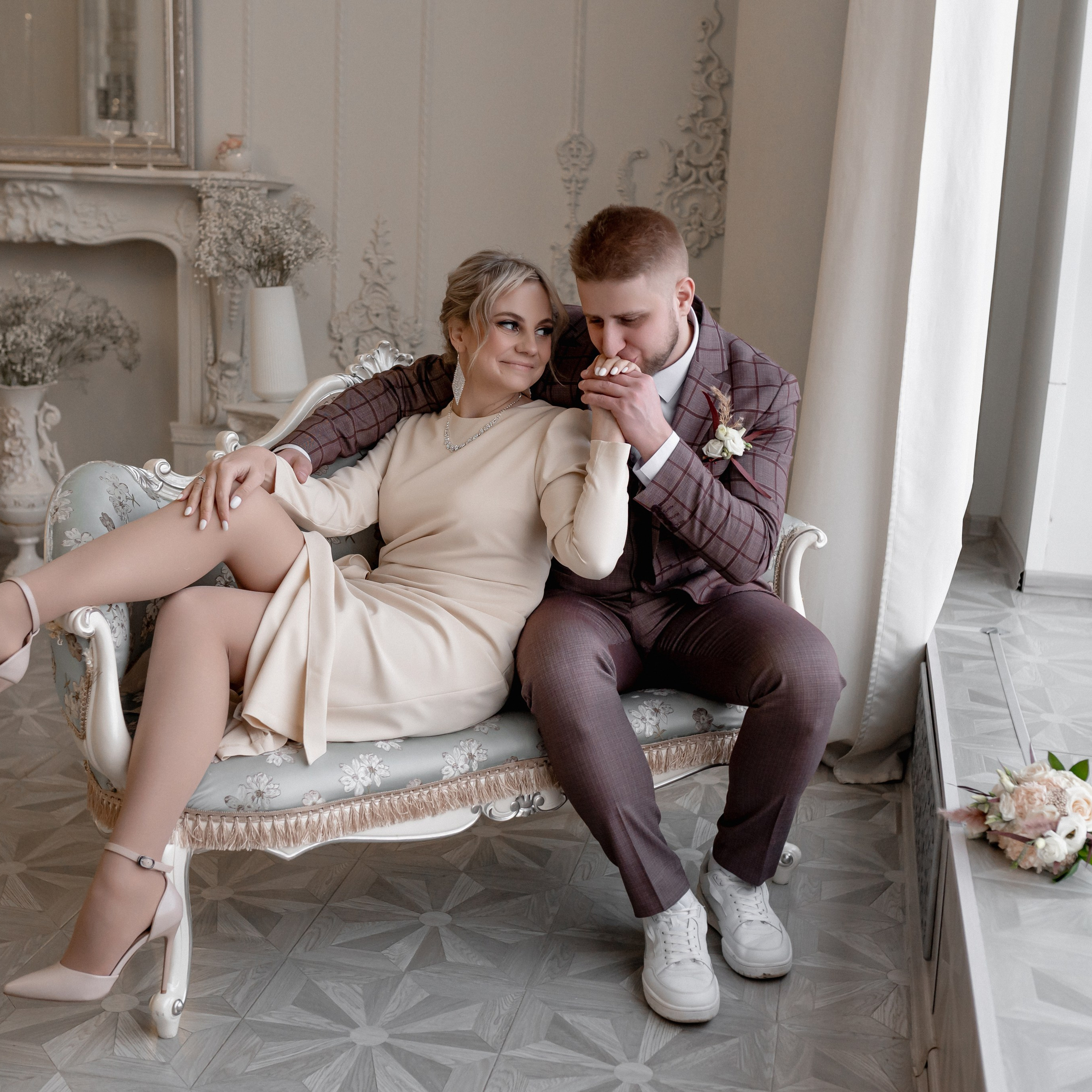 Свадебная фотосессия в студии