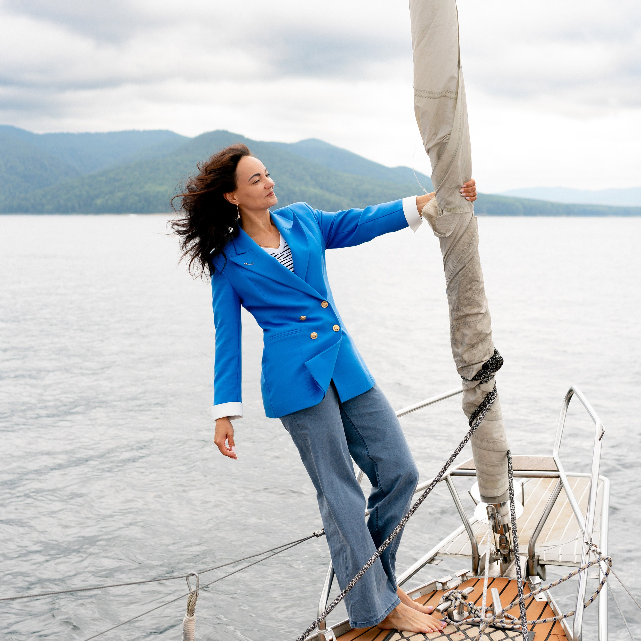 Закат на яхте