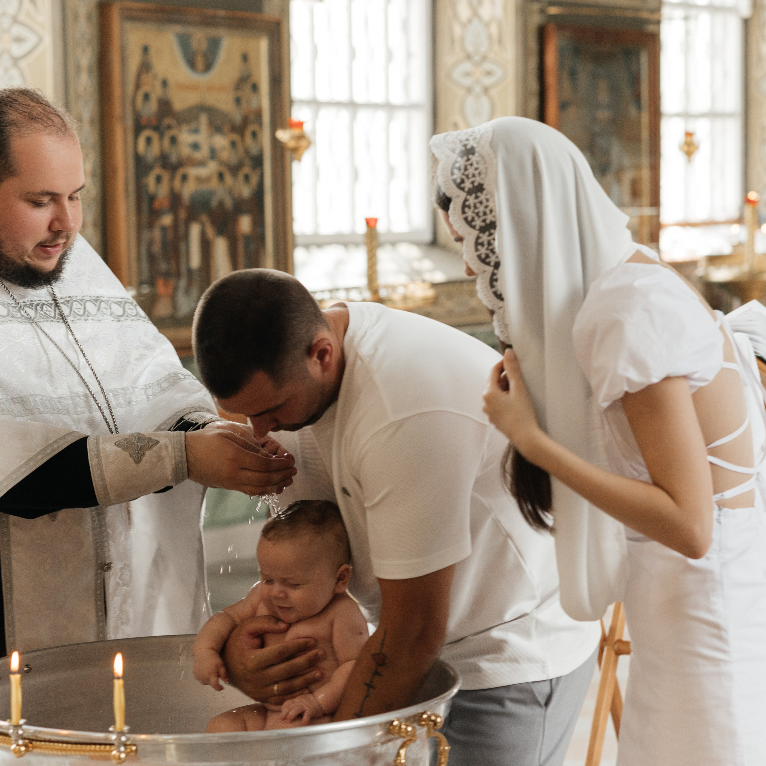 Таинство крещения Артёма