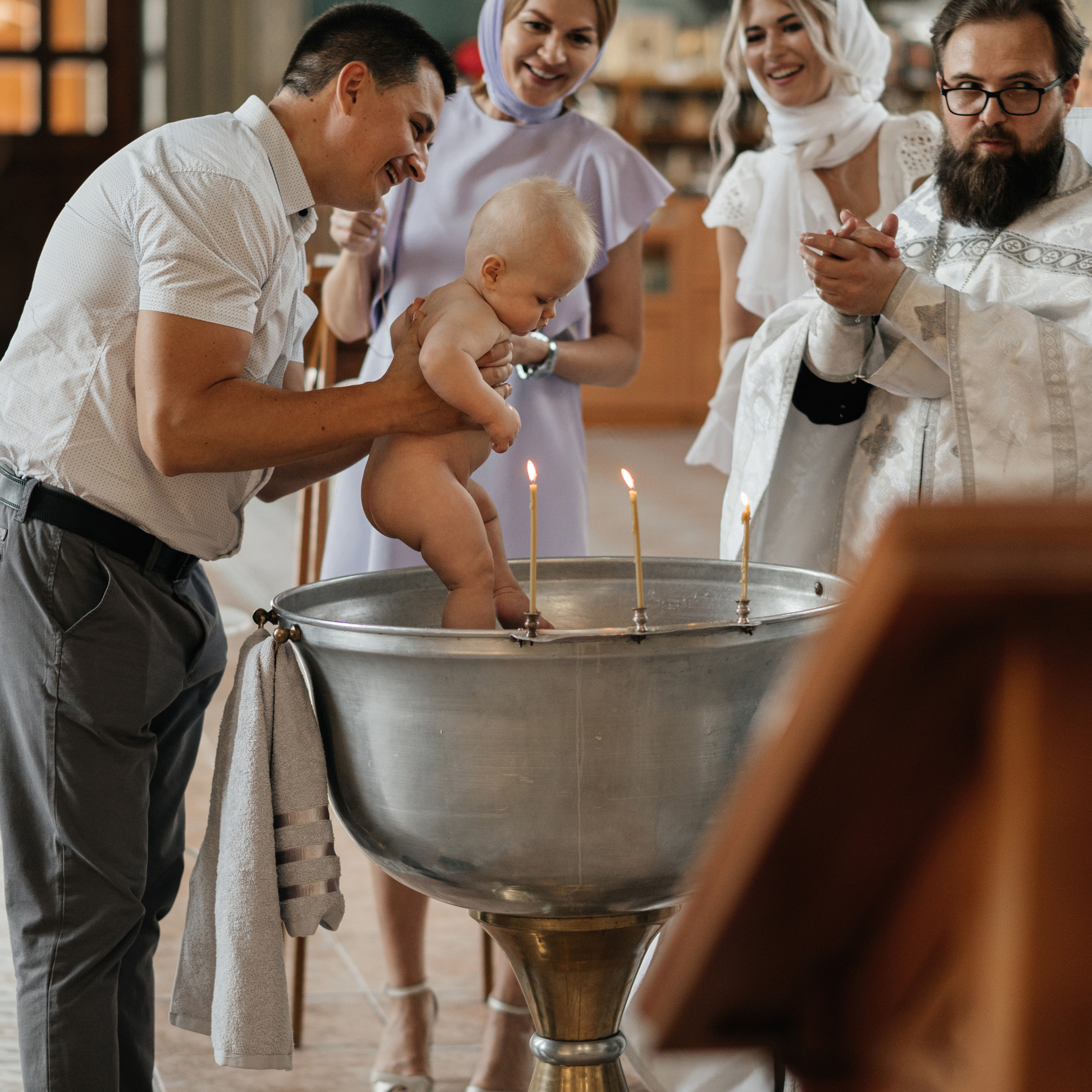 Таинство крещения Павла