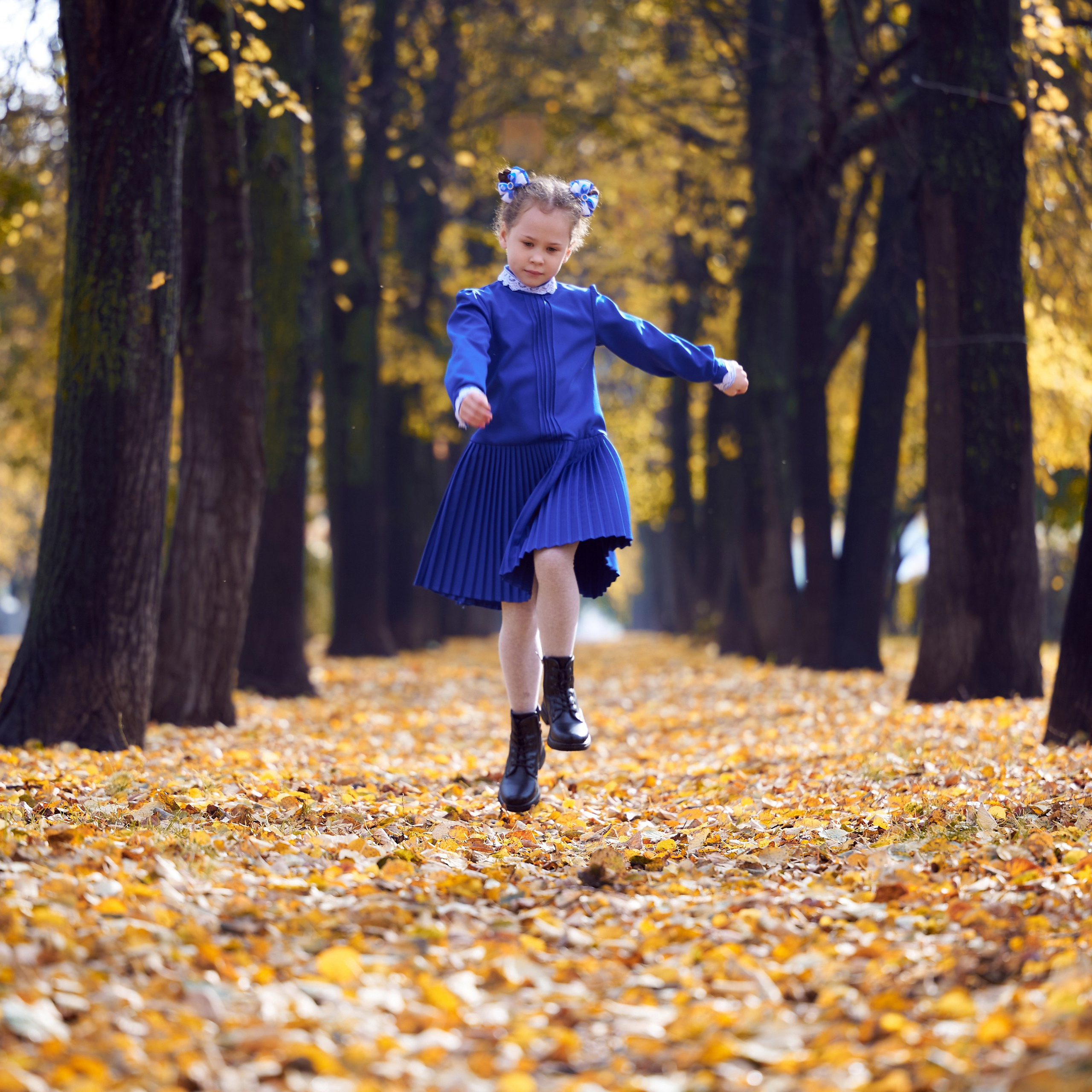 Осенняя школьная фотосессия