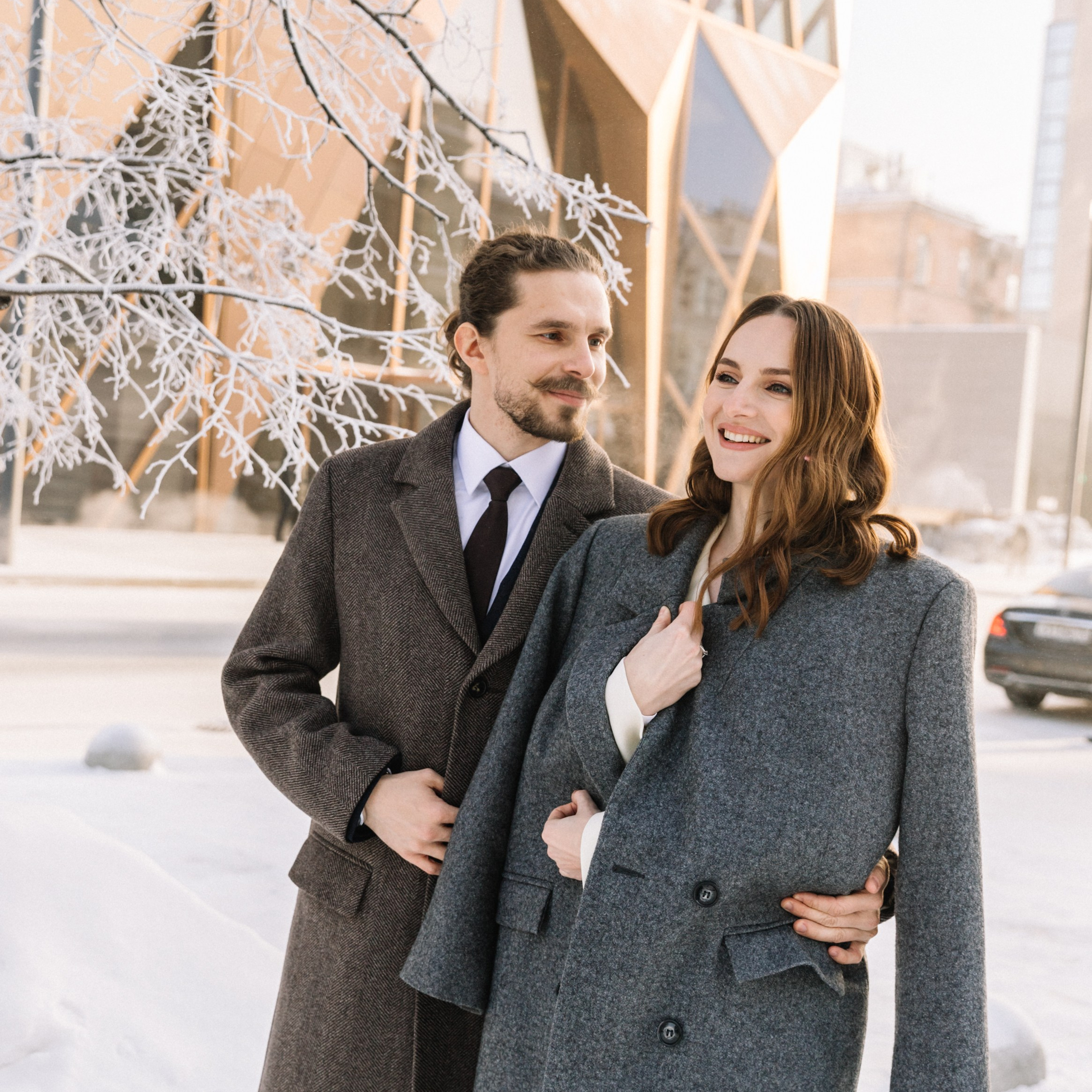 Катя+Сережа в -30градусов)