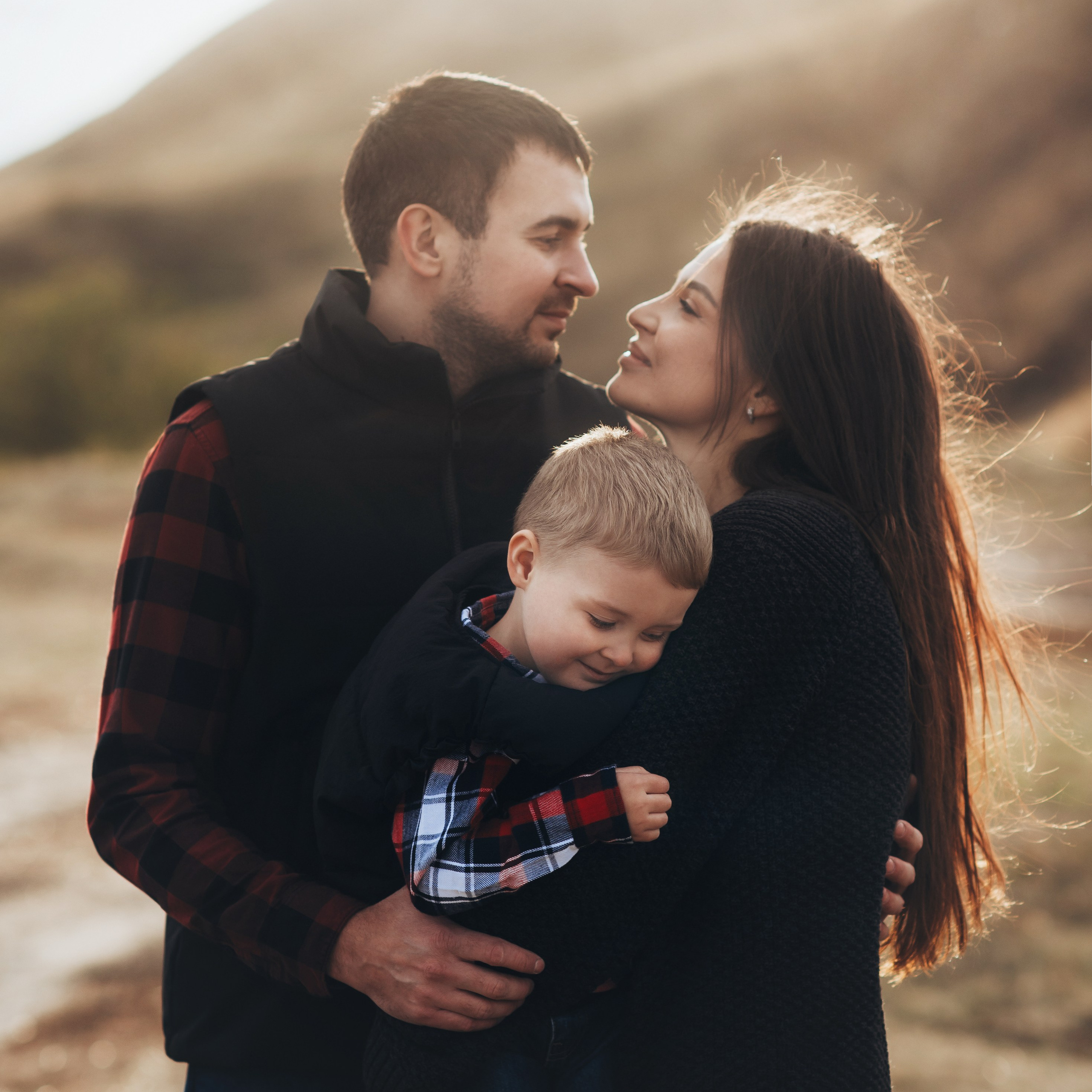 Юля, Валера и Демид.