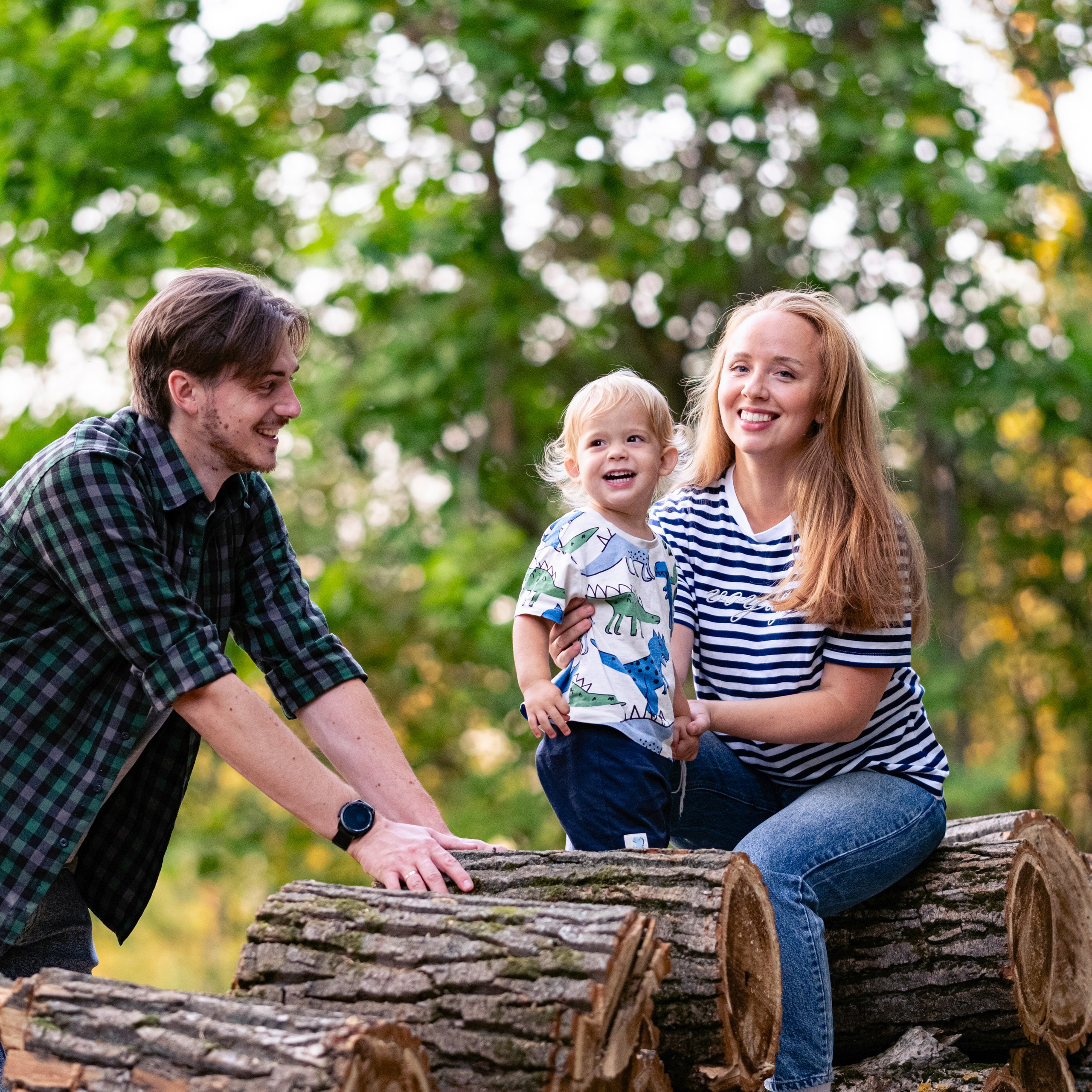 Сентябрь, Парк, Семейная