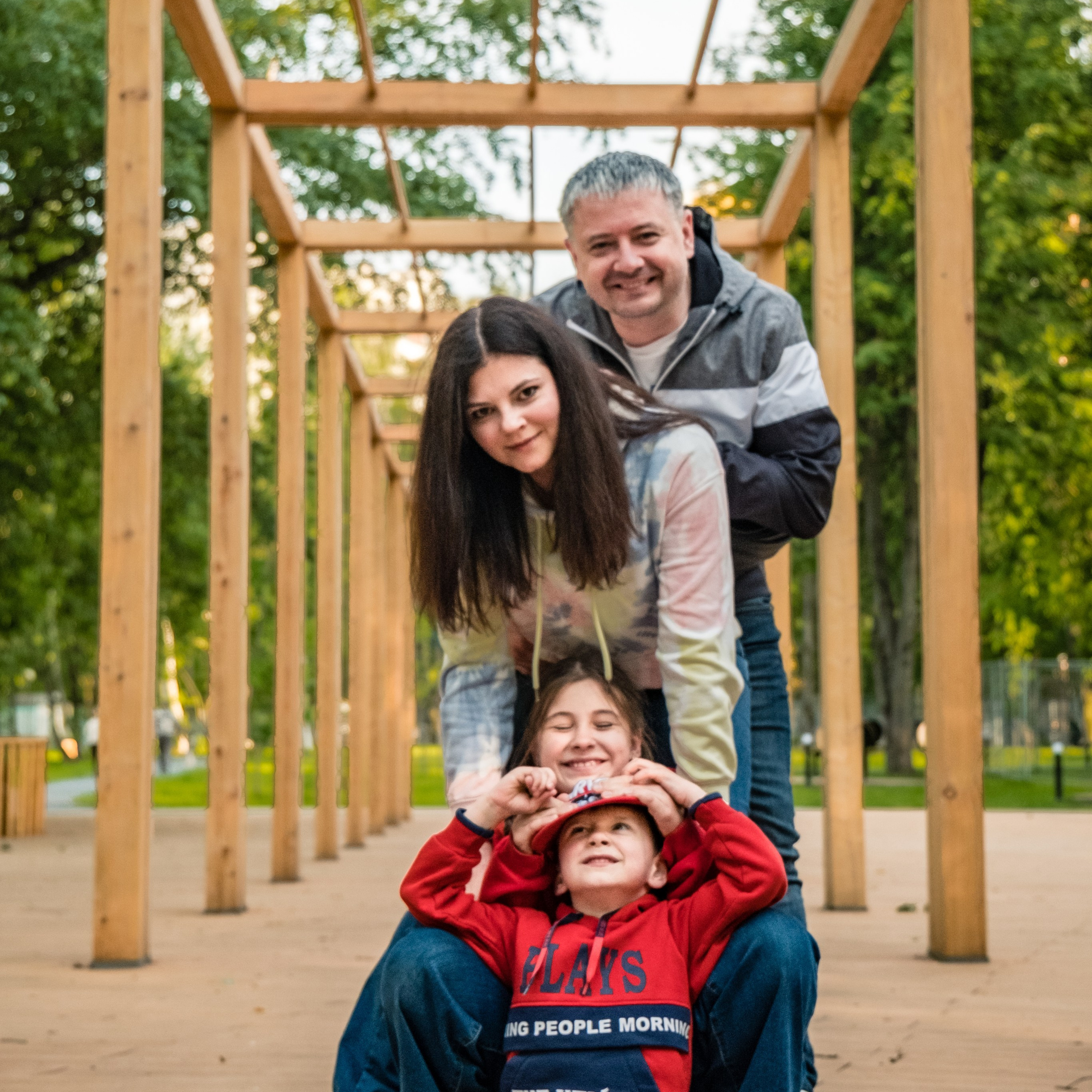 Июнь, Парк, Семейная