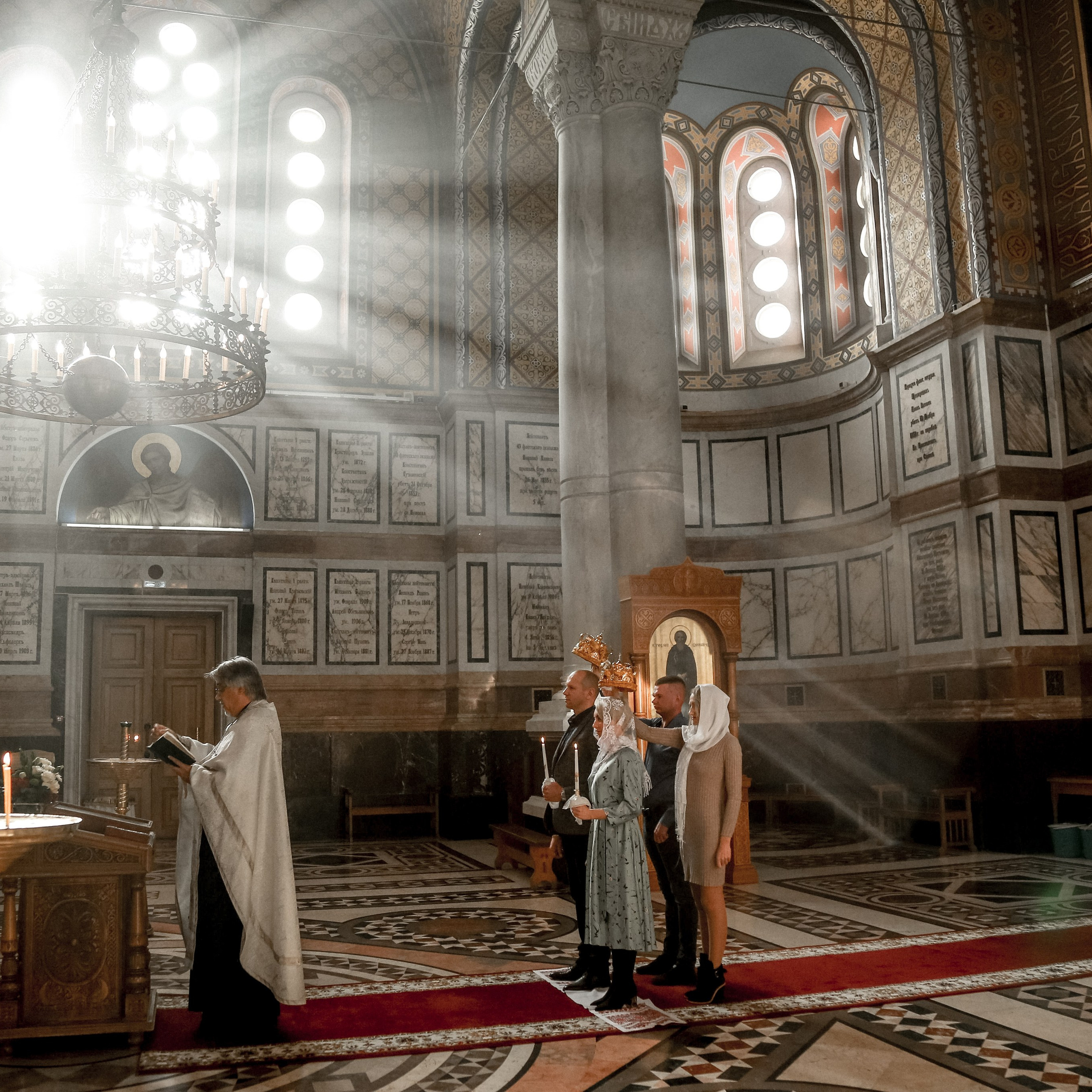 Венчание Вячеслав и Тамара Усыпальница Адмиралов