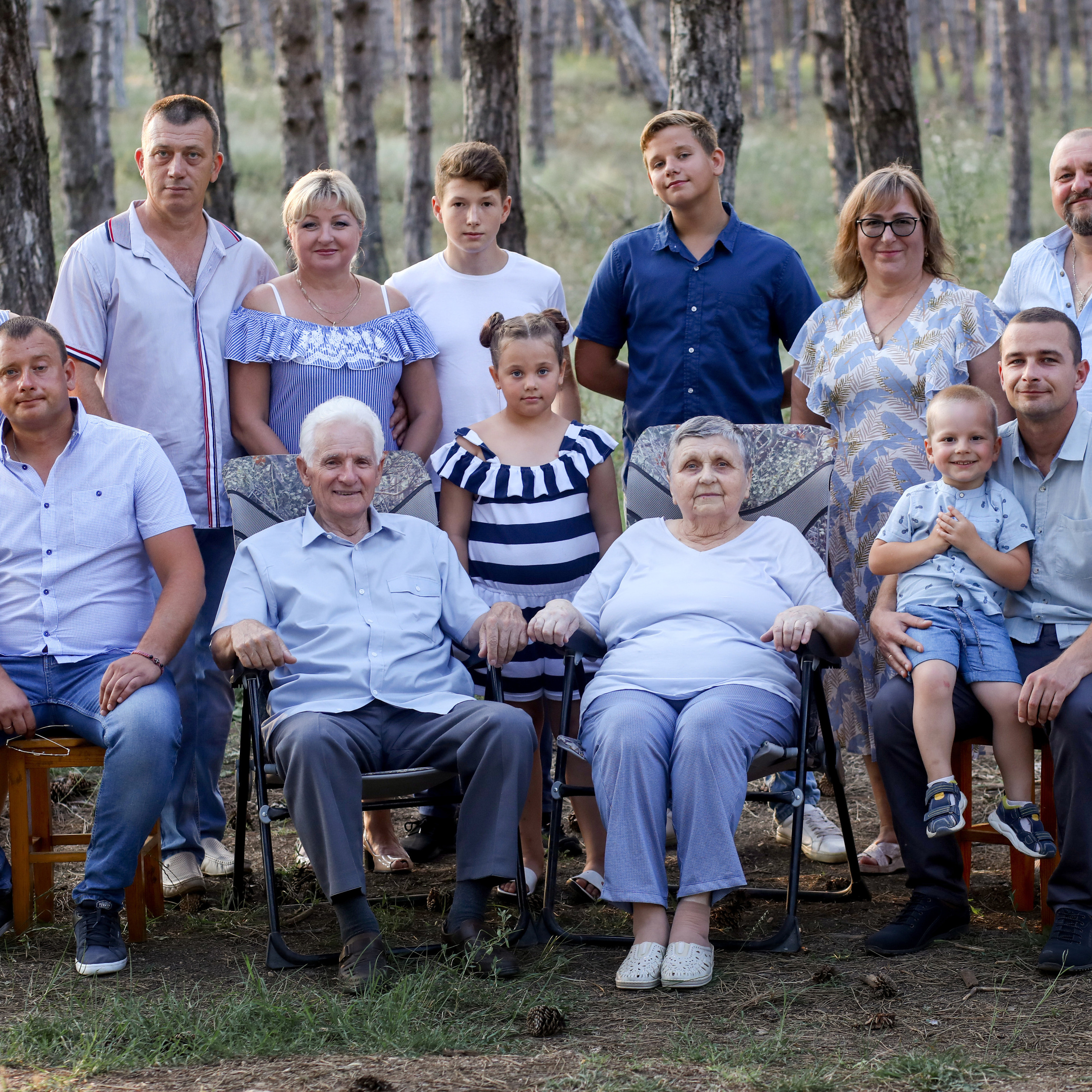 Фотосессия больших семей