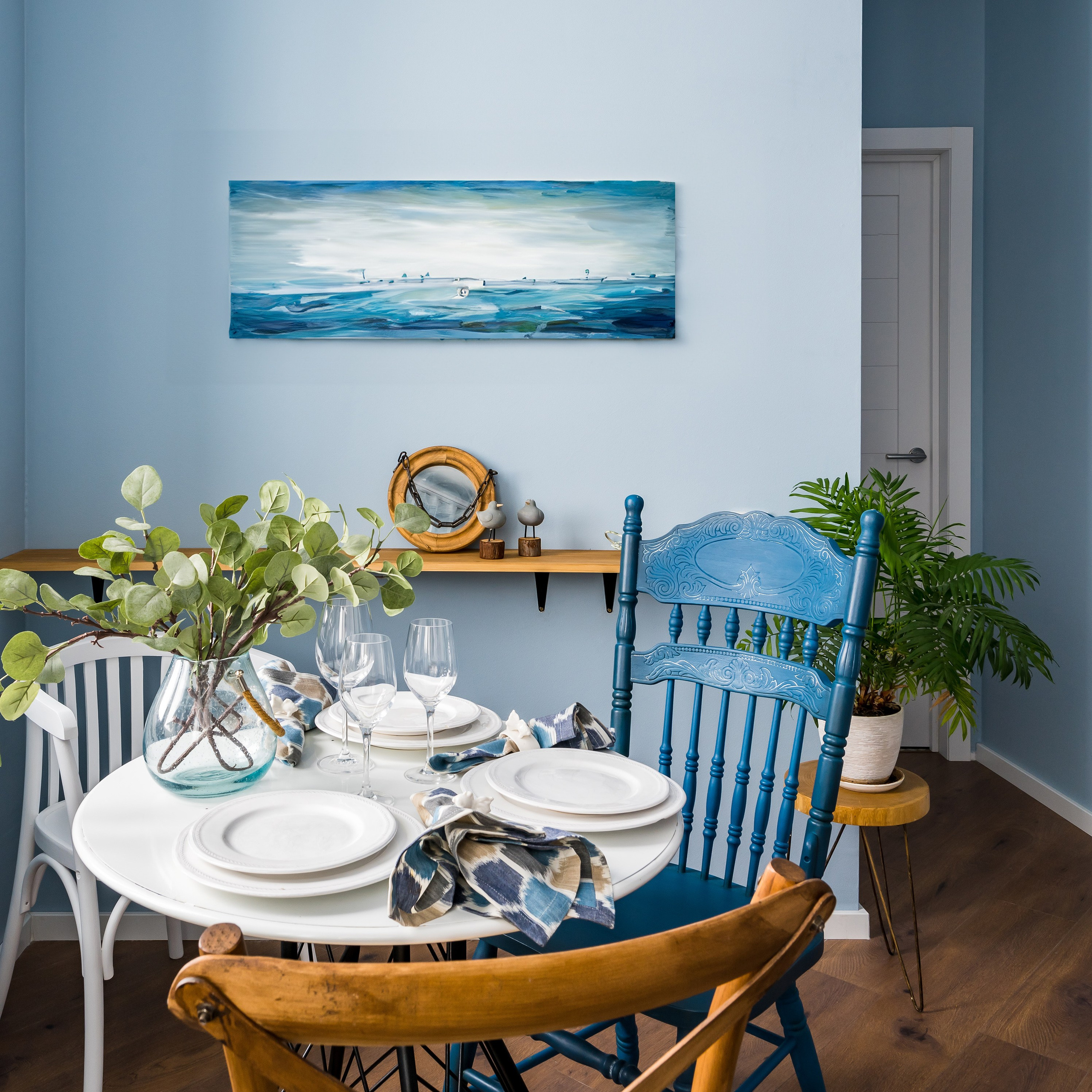 Евродвушка в морском стиле для сдачи в аренду