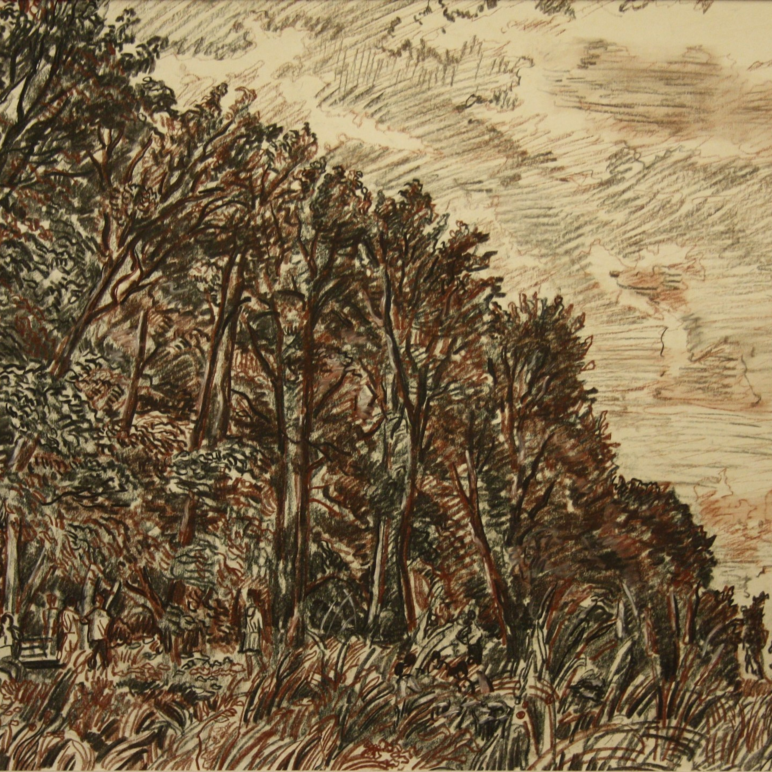 Сергей Афонский, серия "Тушино, Парк в Тушино" 50х70 см, бумага.см.т., 2011 г., 65 000 руб.