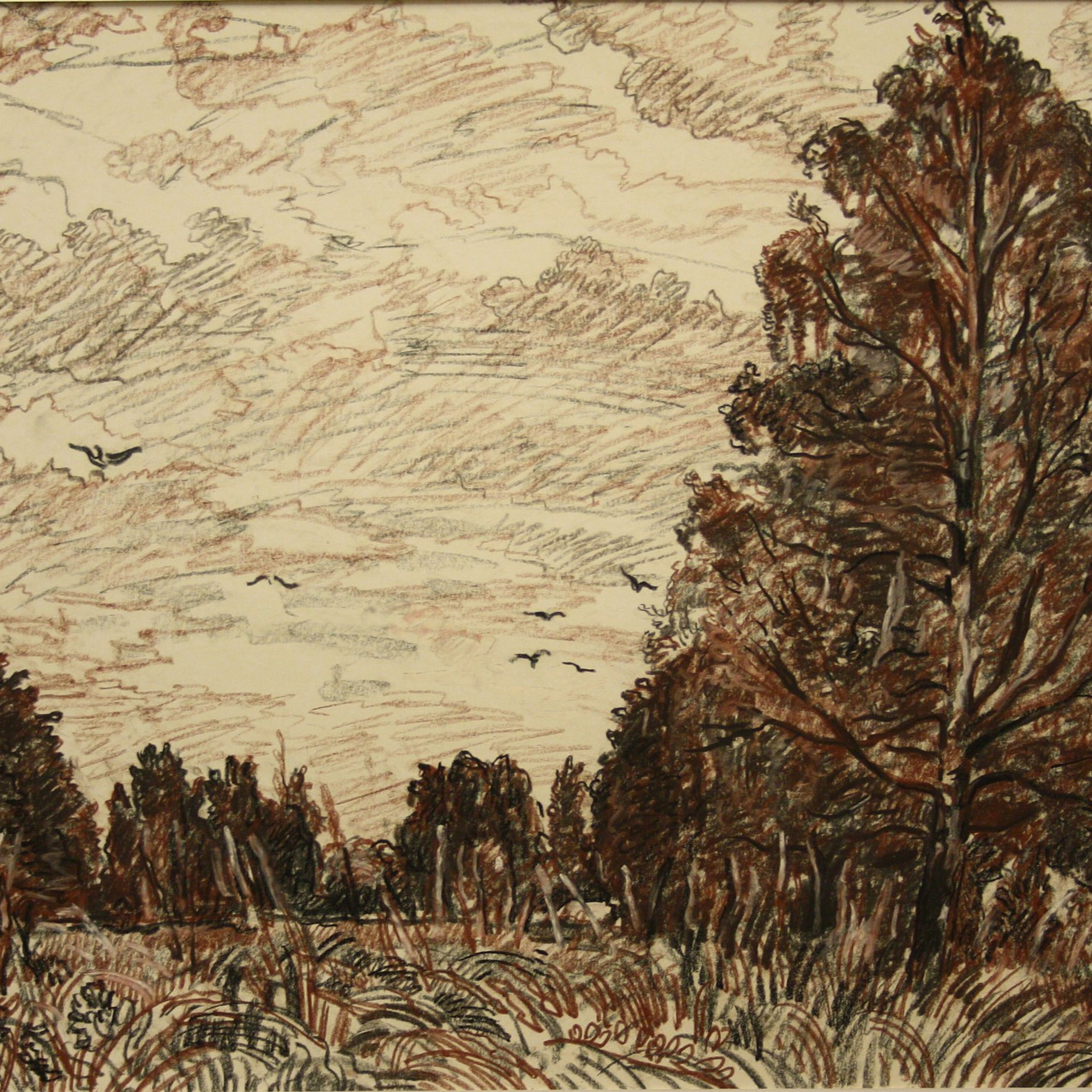 Сергей Афонский, серия "Тушино. Облачный день" 50х70 см, б.см.т., , 2011 г., 65 000 руб.