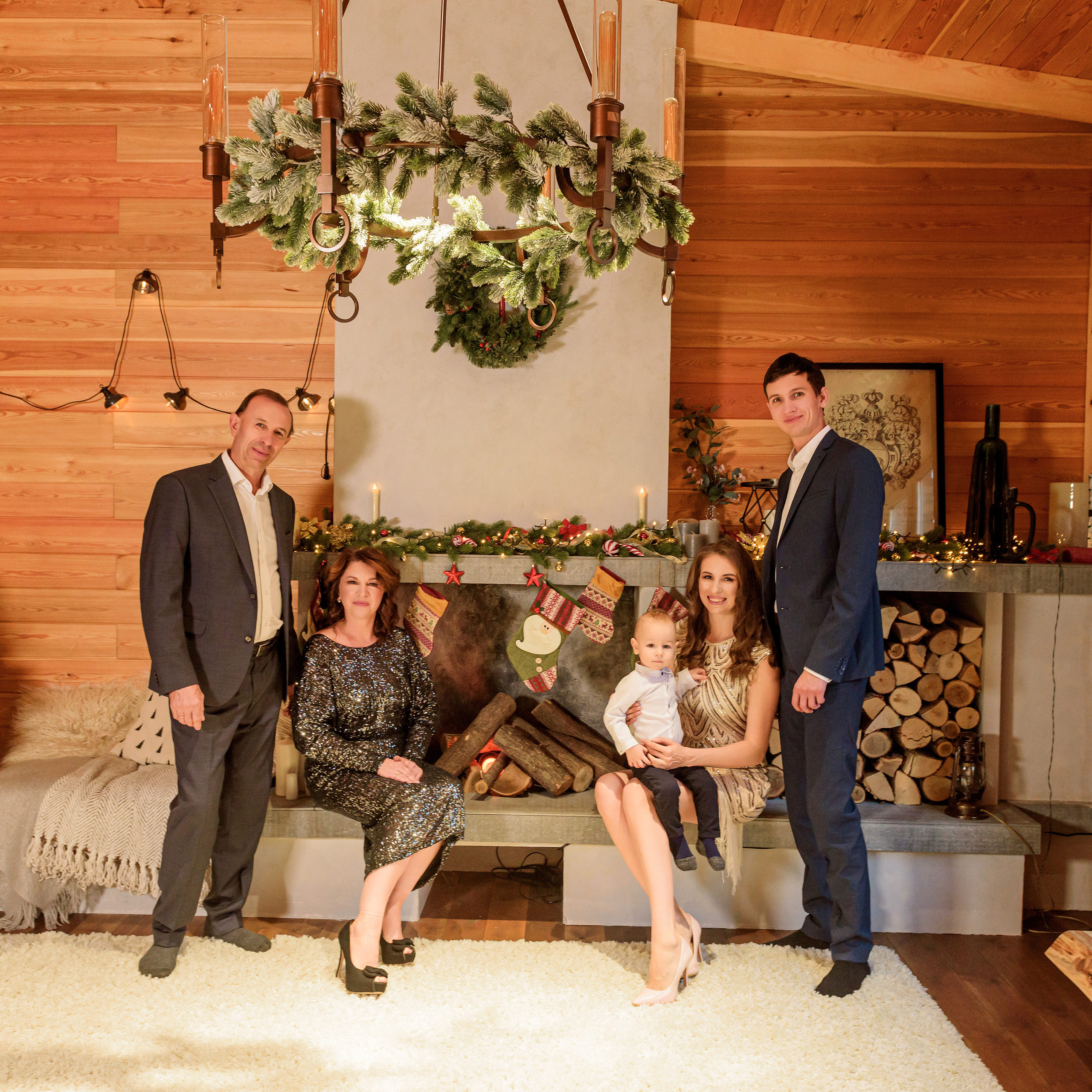 Олеся и семья