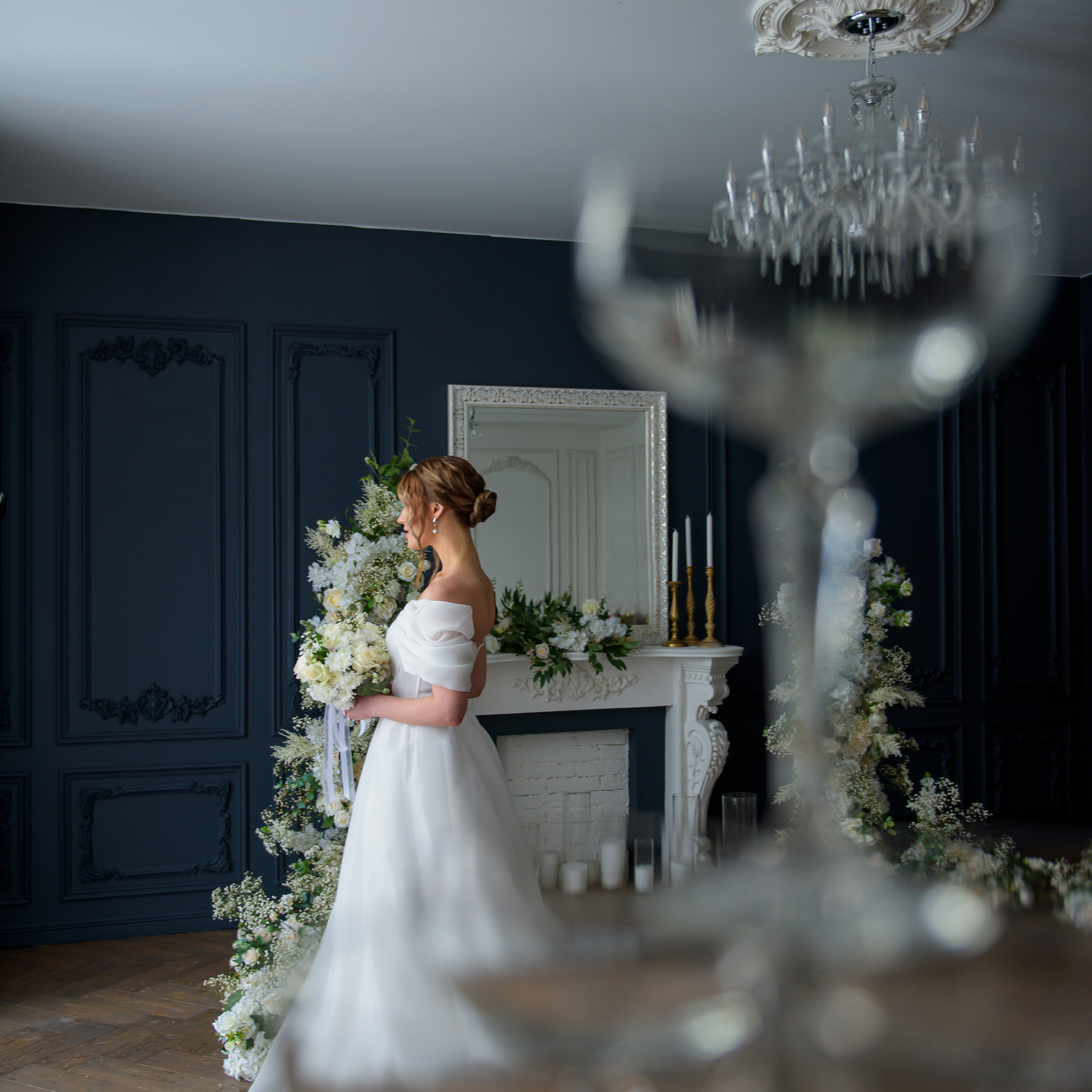 Свадебная студийная фотосессия для Алины