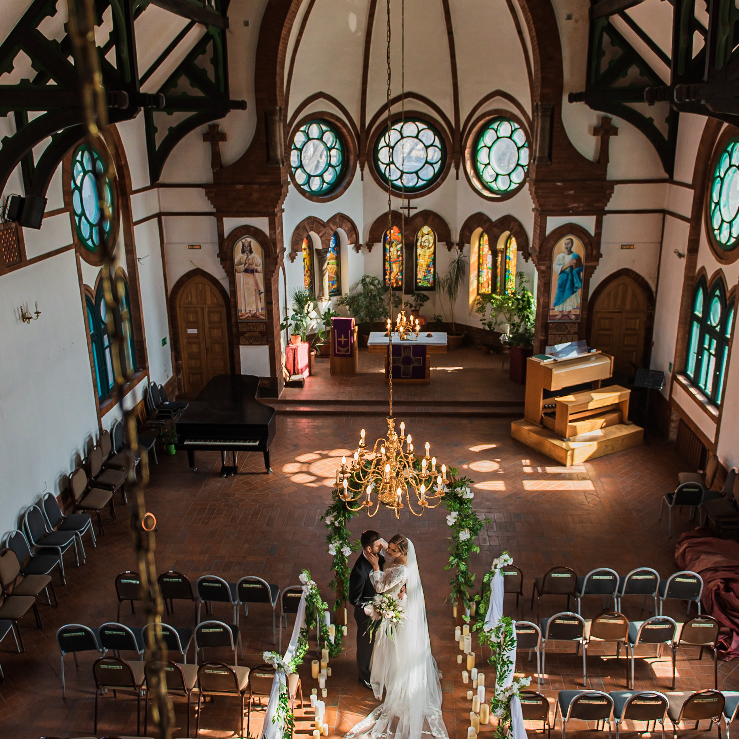 Роман и Валерия. Лютеранская церковь. Выездная регистрация.