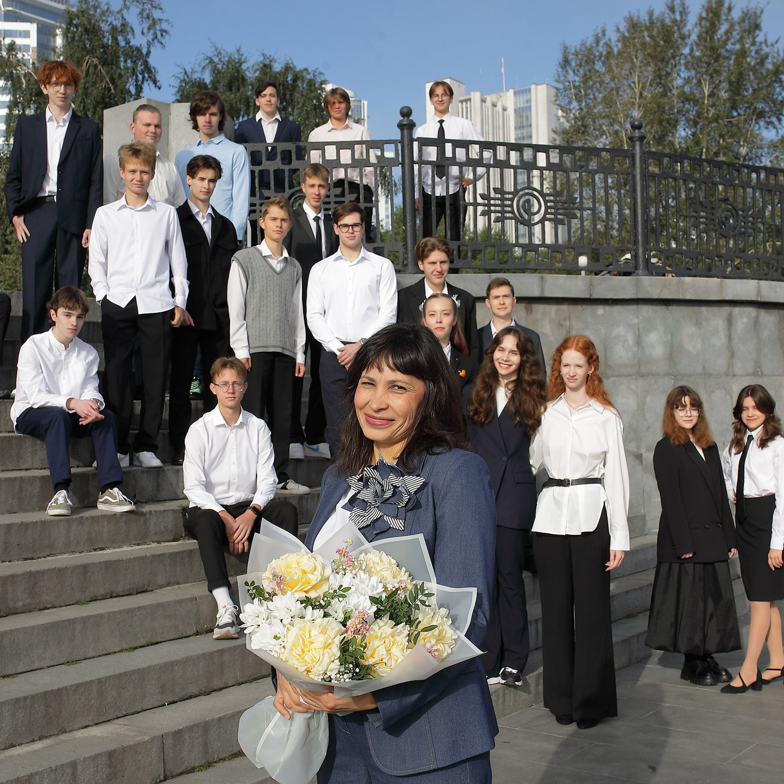 1 сентября. Фотосессия до линейки.