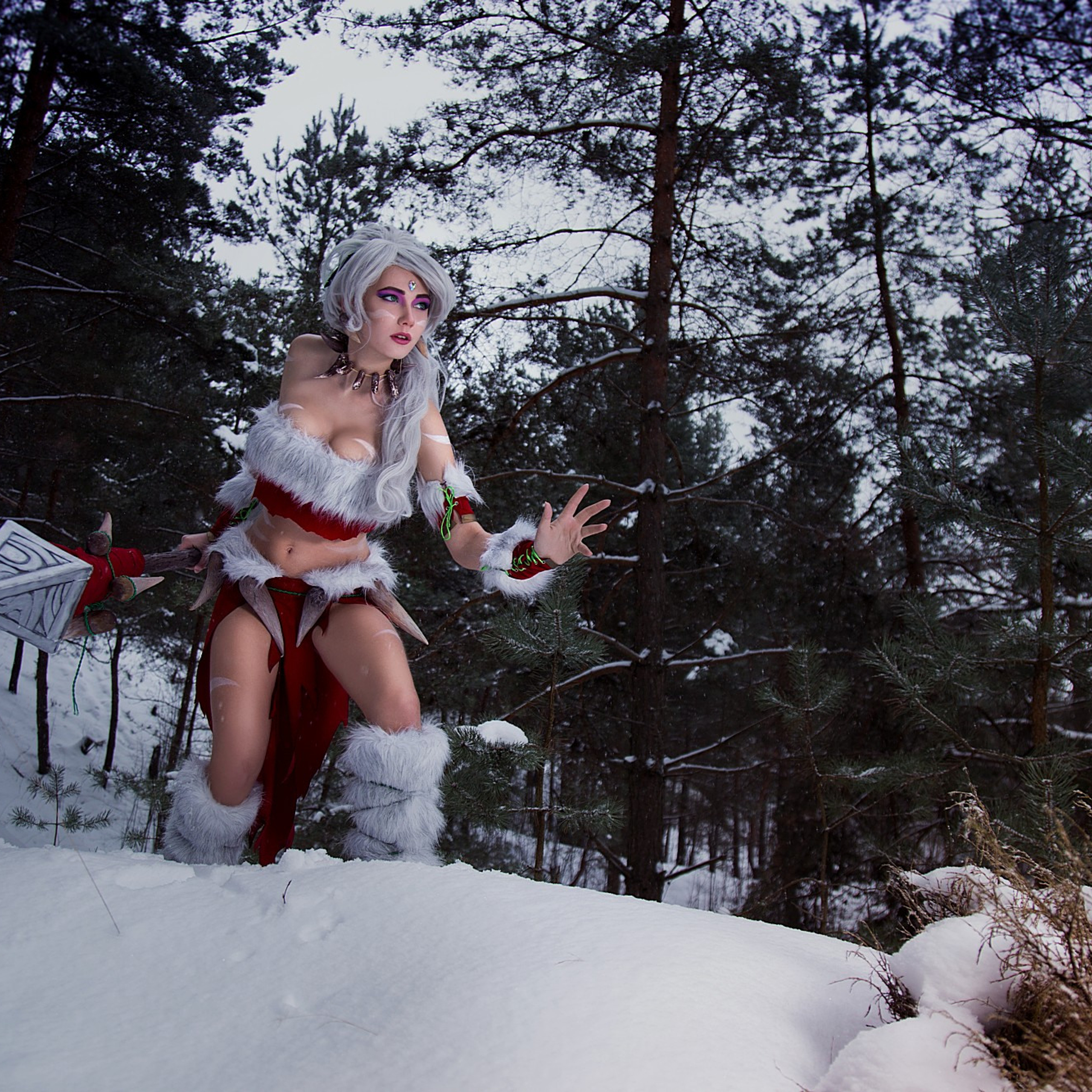Nidalee Snow Bunny
