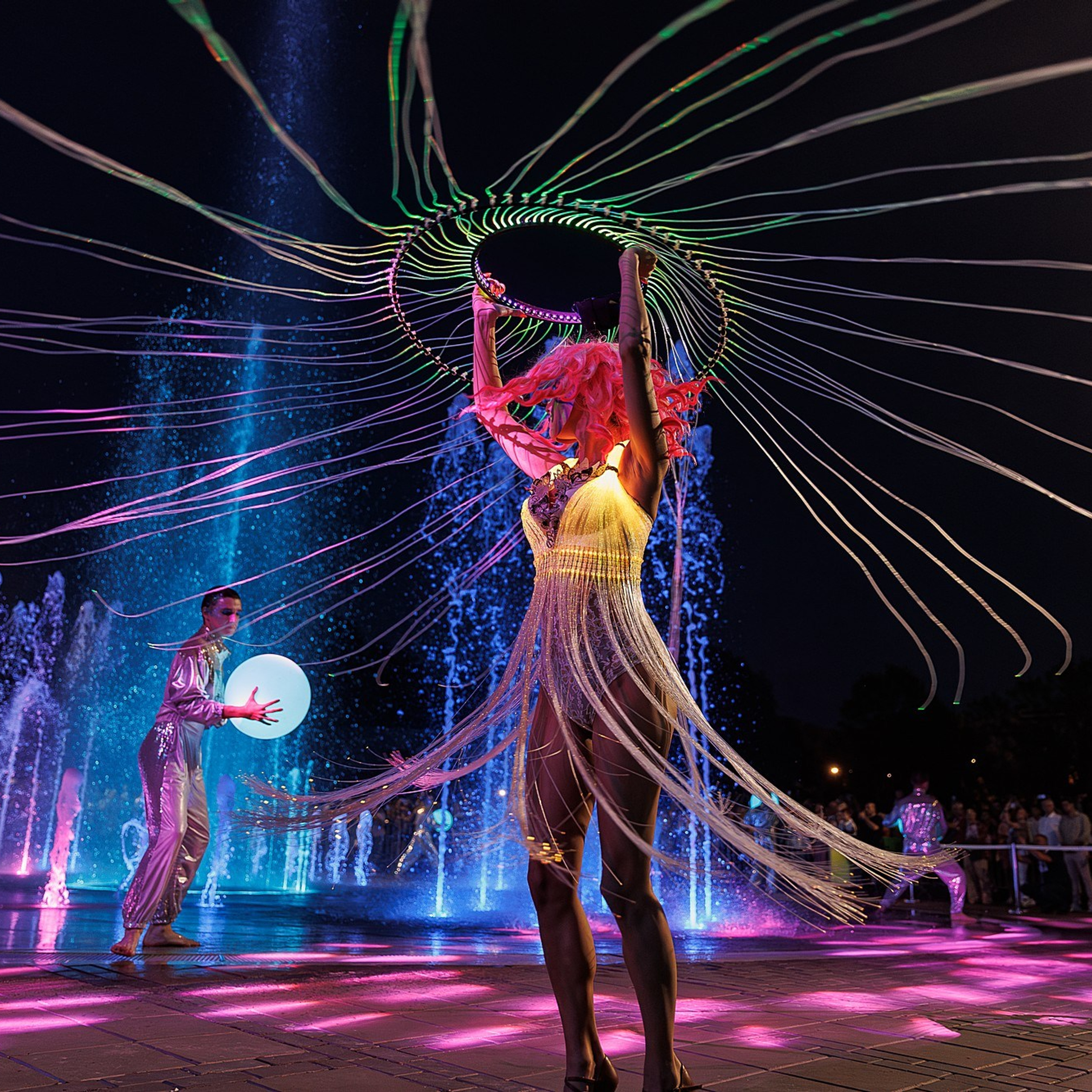 Открытие мультимедийного фонтана | СБЕР