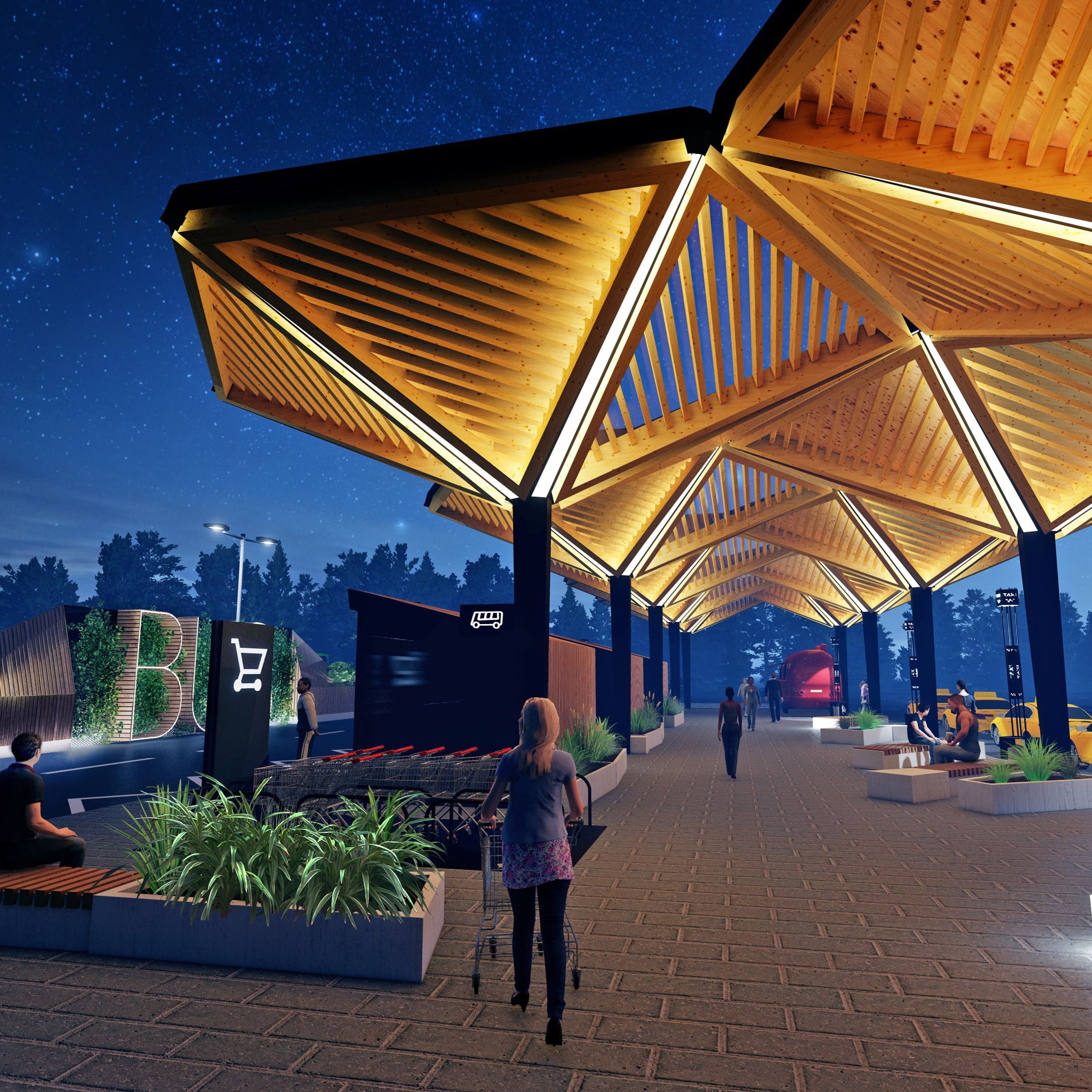 Проект Транспортного хаба ТЦ МЕГА ЕКАТЕРИНБУРГ