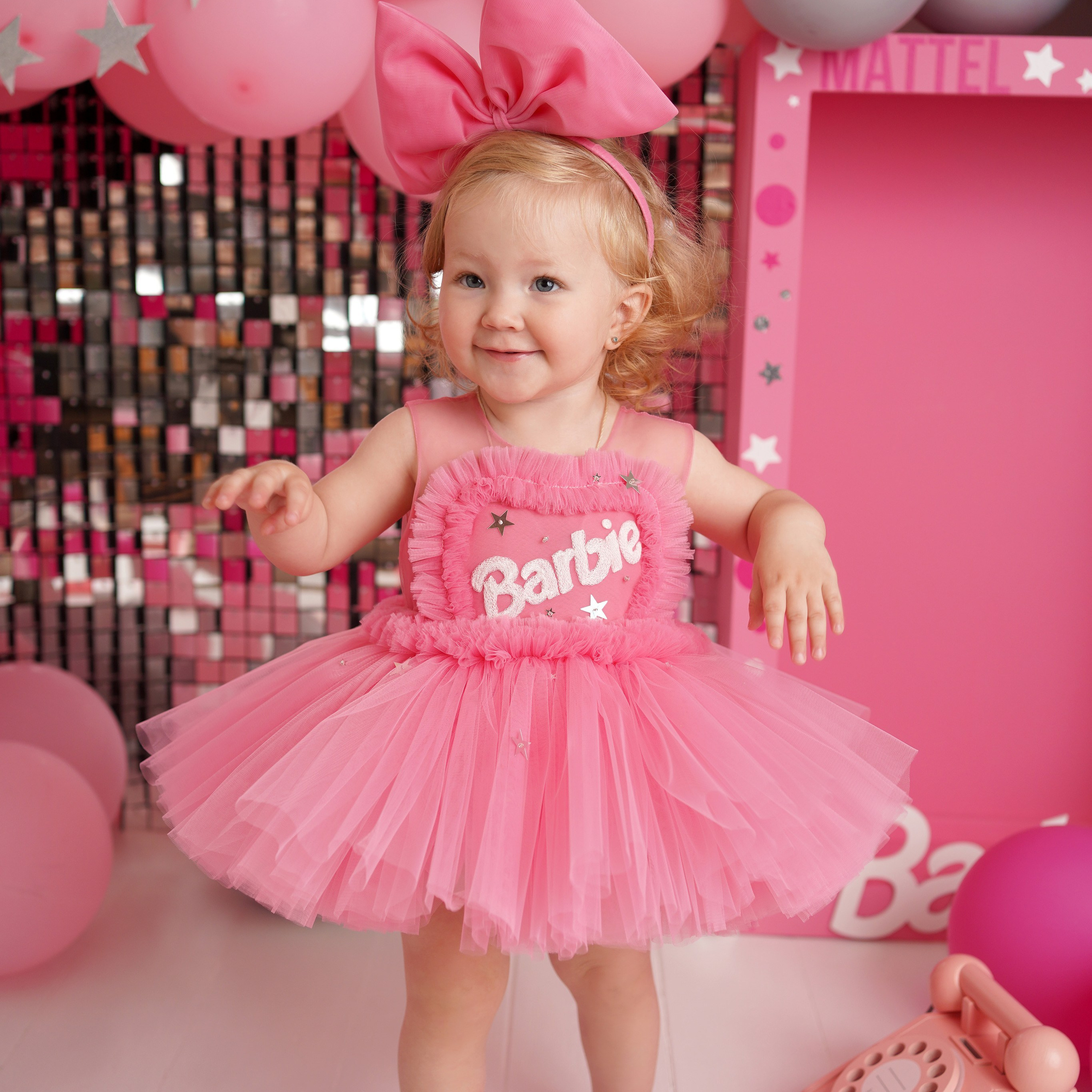 Детская фотосессия в стиле Барби