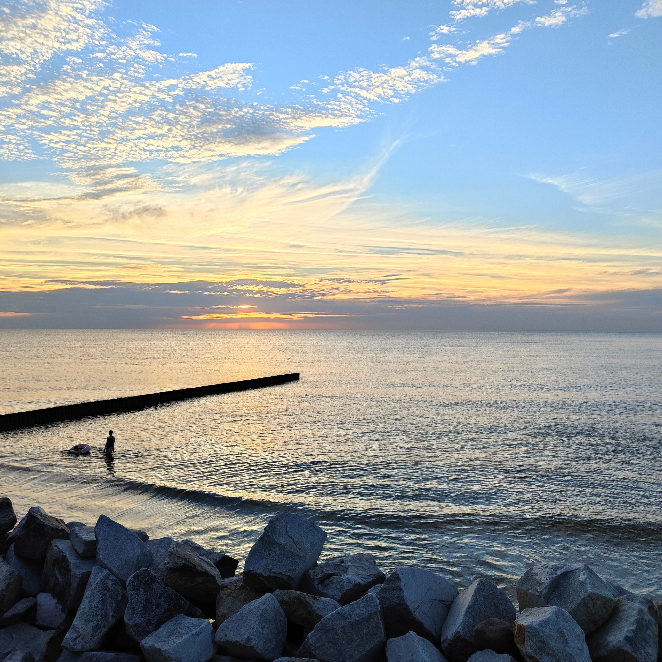 Пляж Малиновка в Зеленоградске и закат в Светлогорске. Фотограф-документалист Мария Осокина
