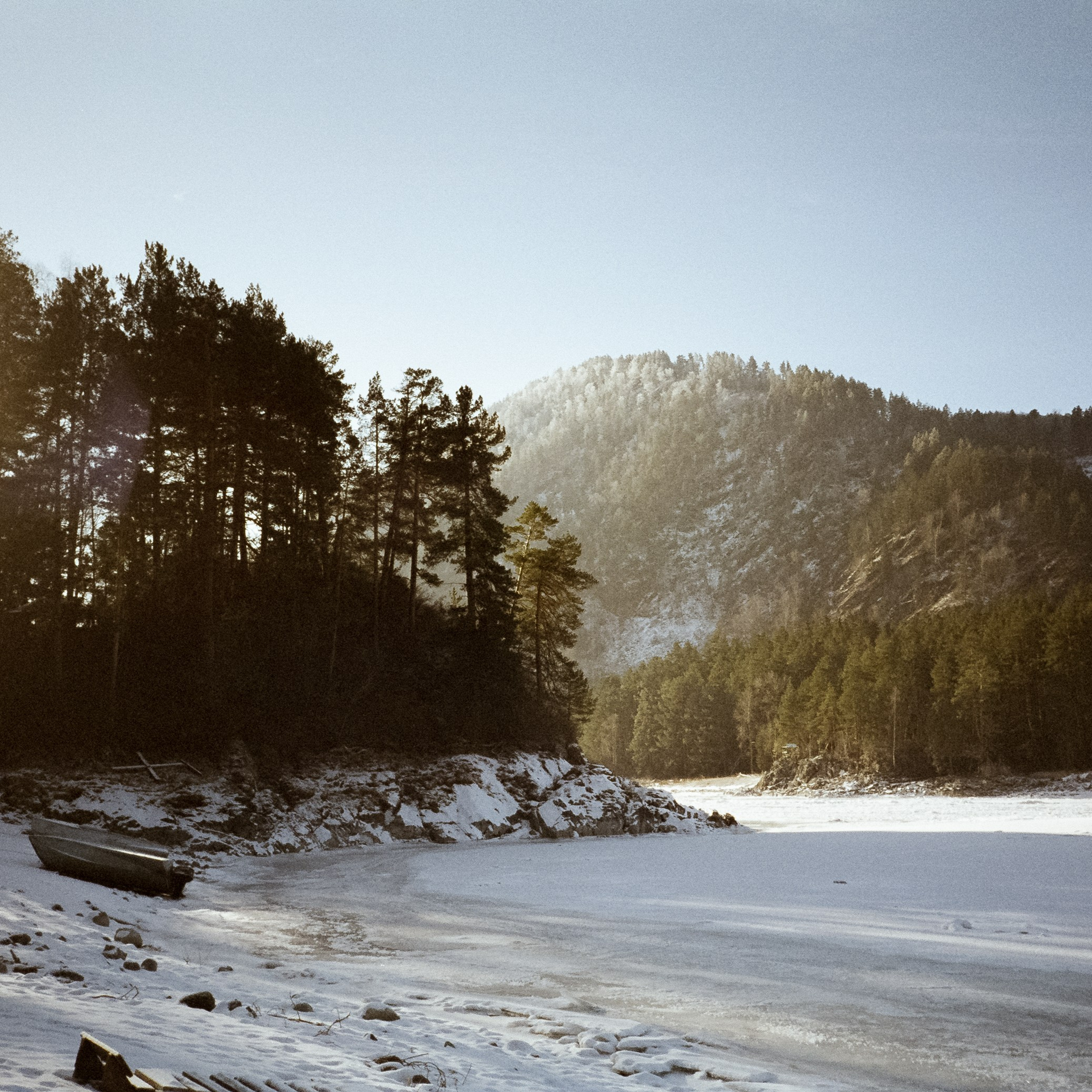 Кызыл-Таш. Зимний пляж