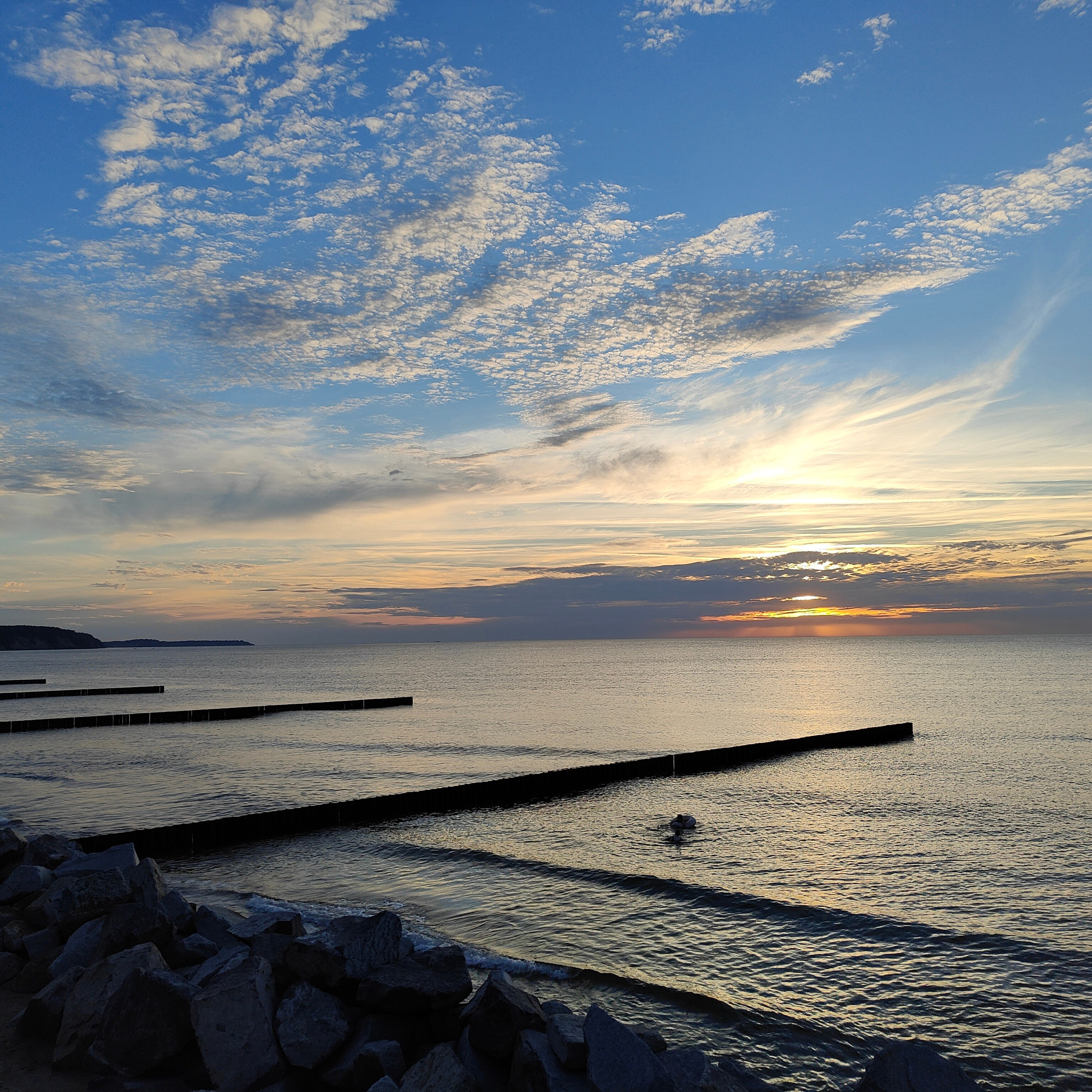 Пляж Малиновка в Зеленоградске и закат в Светлогорске. Фотограф-документалист Мария Осокина