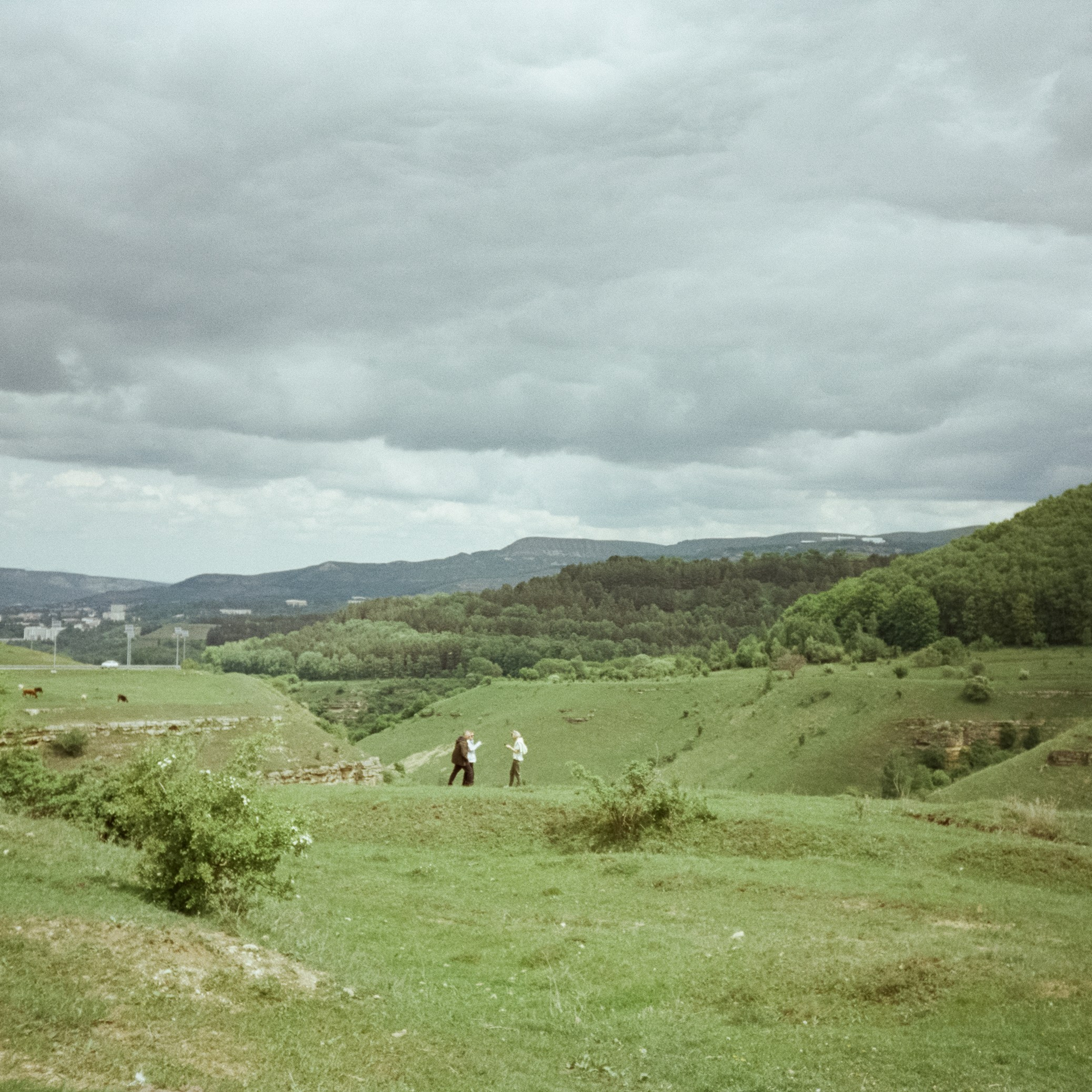 Туманное утро на дороге в Джилу-Су и солнечный Железноводск. Фотограф-документалист Мария Осокина