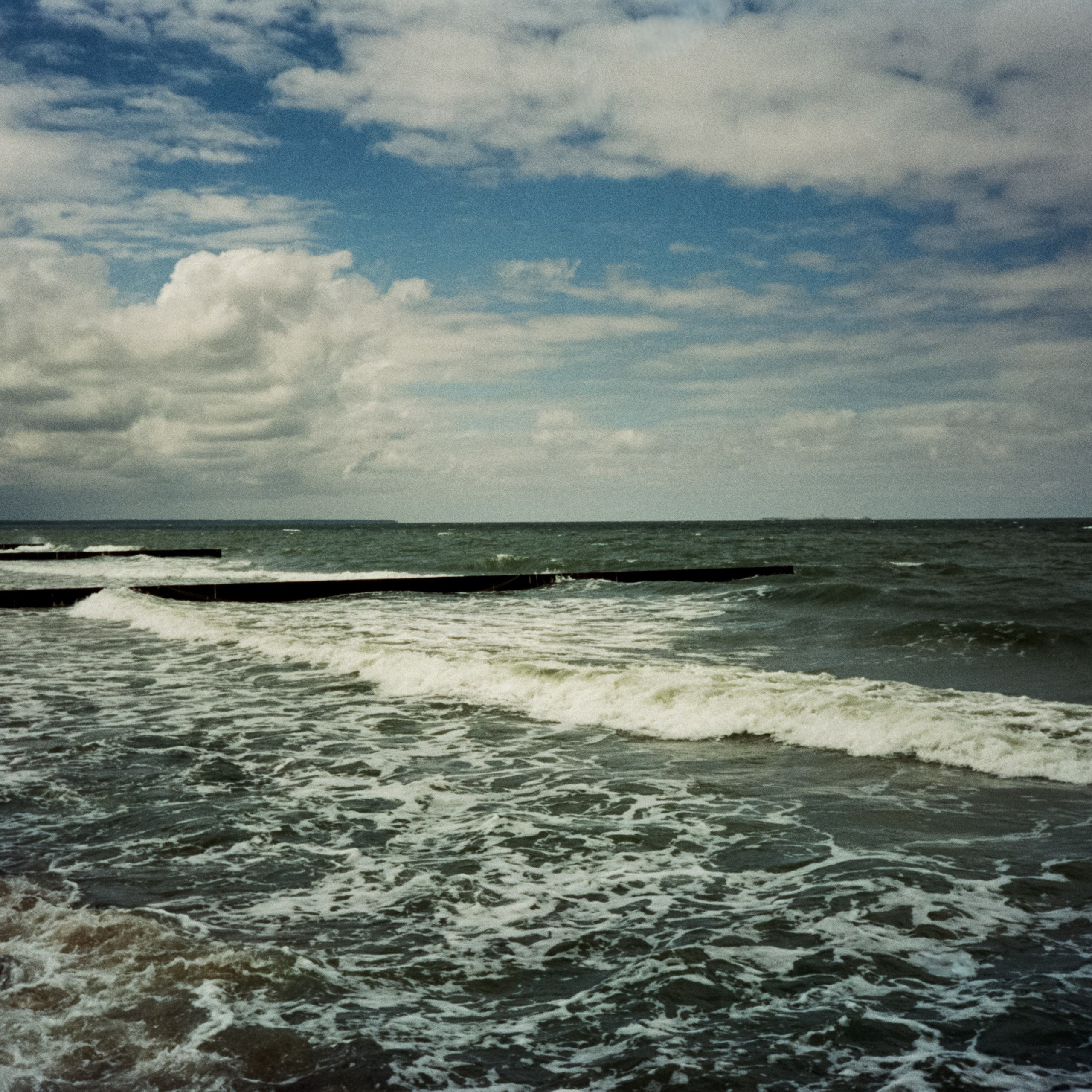 Зеленоградск. Море, пирс и вид на Куршскую косу