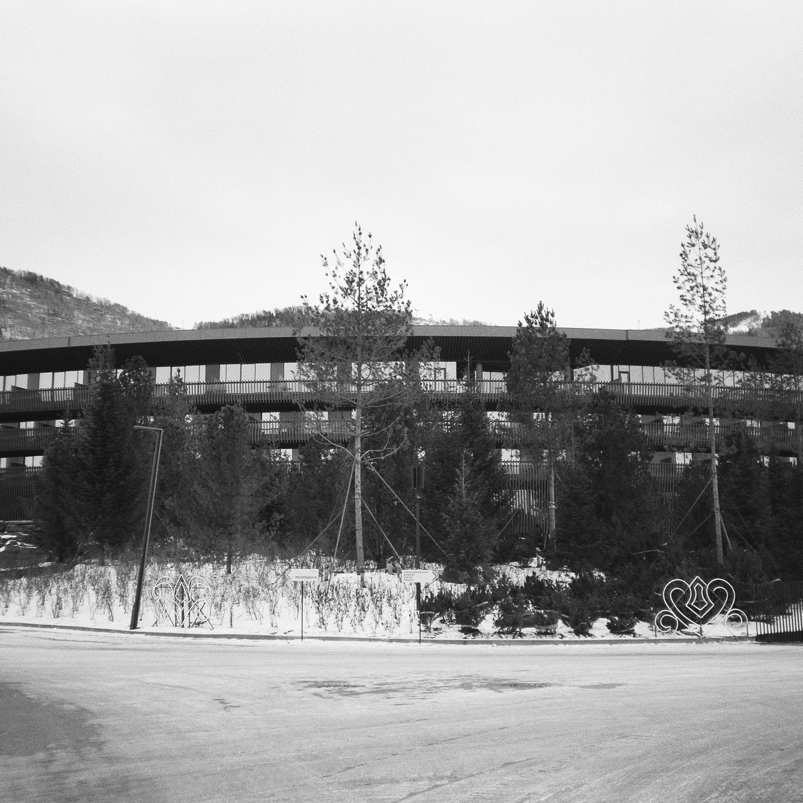 Горный курорт Манжерок в Новый Год