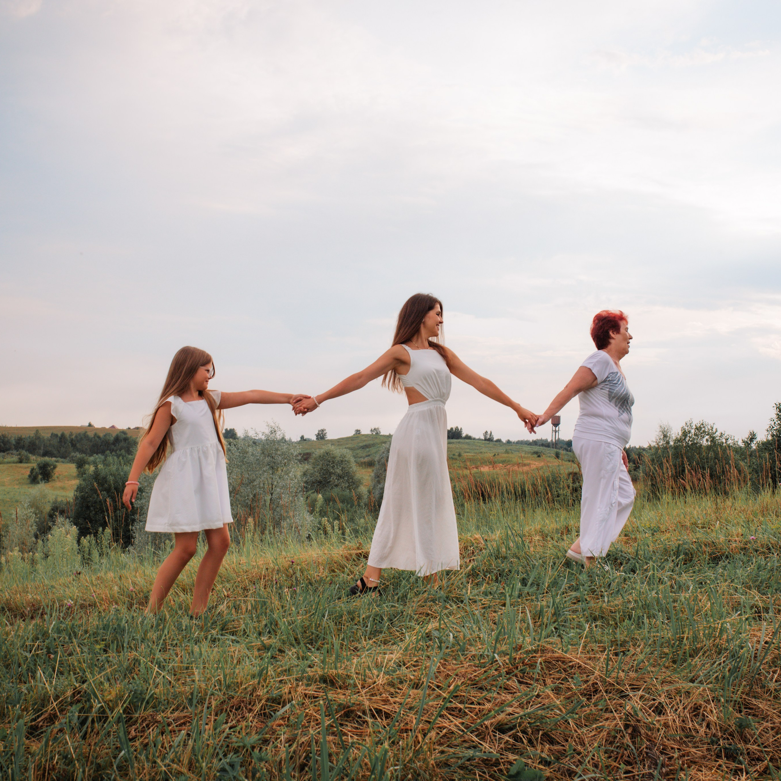 Катюша с семьёй