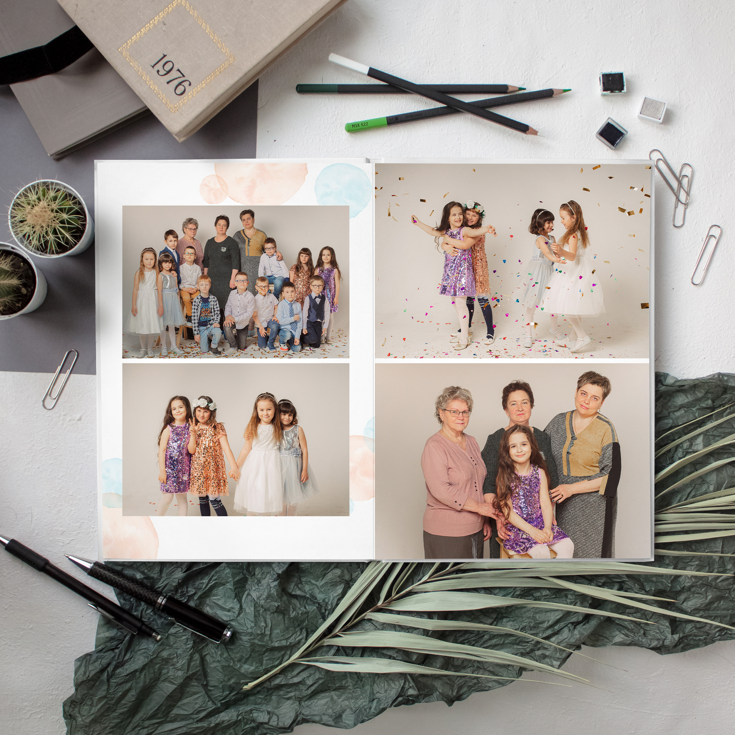 Выпускные альбомы для детского сада. Семейный и детский фотограф в Туле