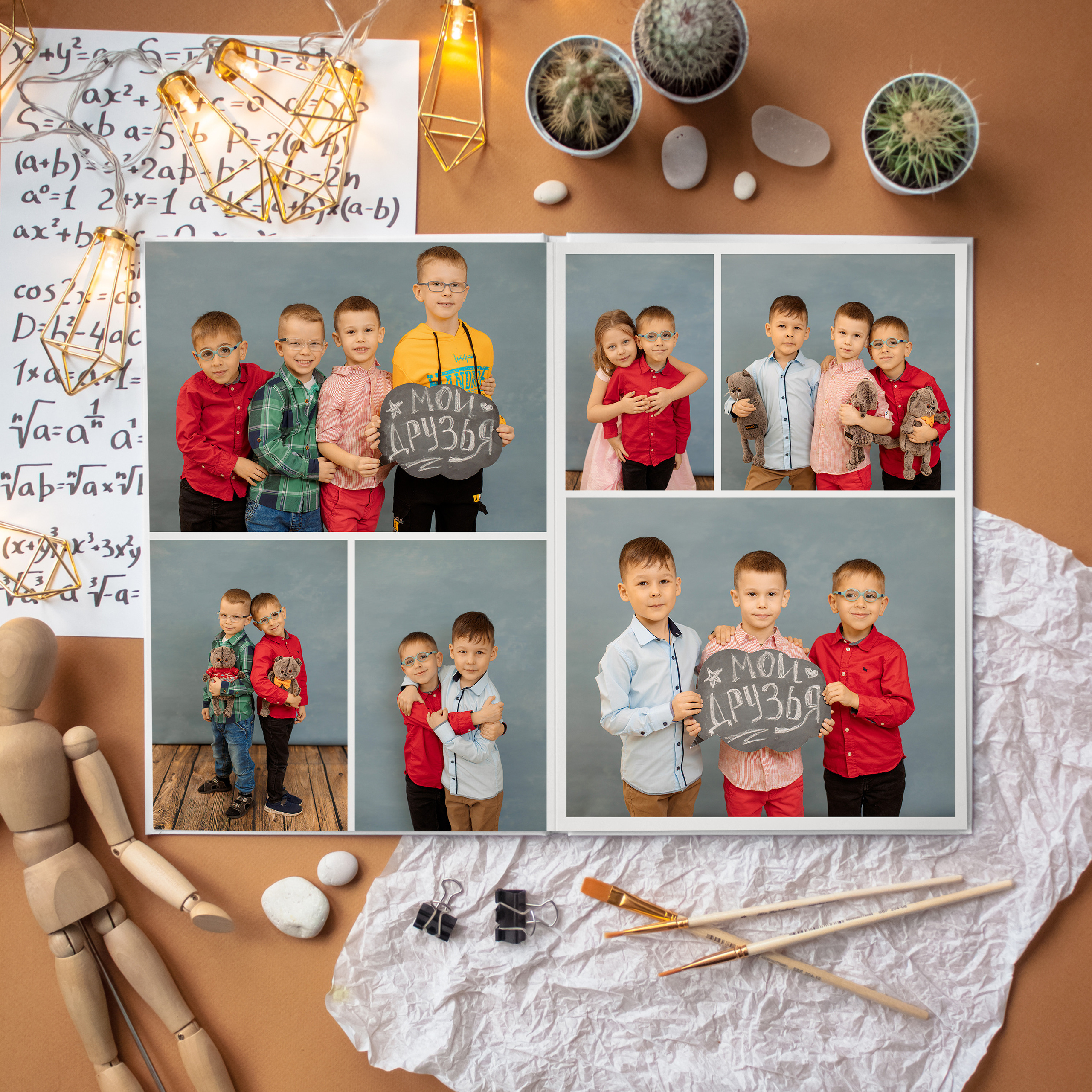 Выпускные альбомы для детского сада. Семейный и детский фотограф в Туле