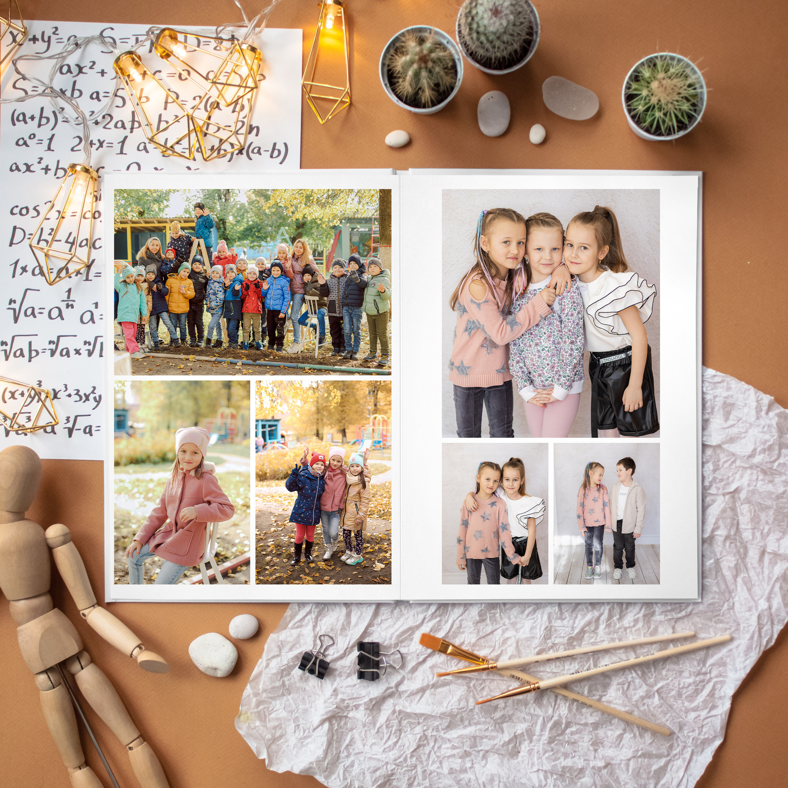 Выпускные альбомы для детского сада. Семейный и детский фотограф в Туле