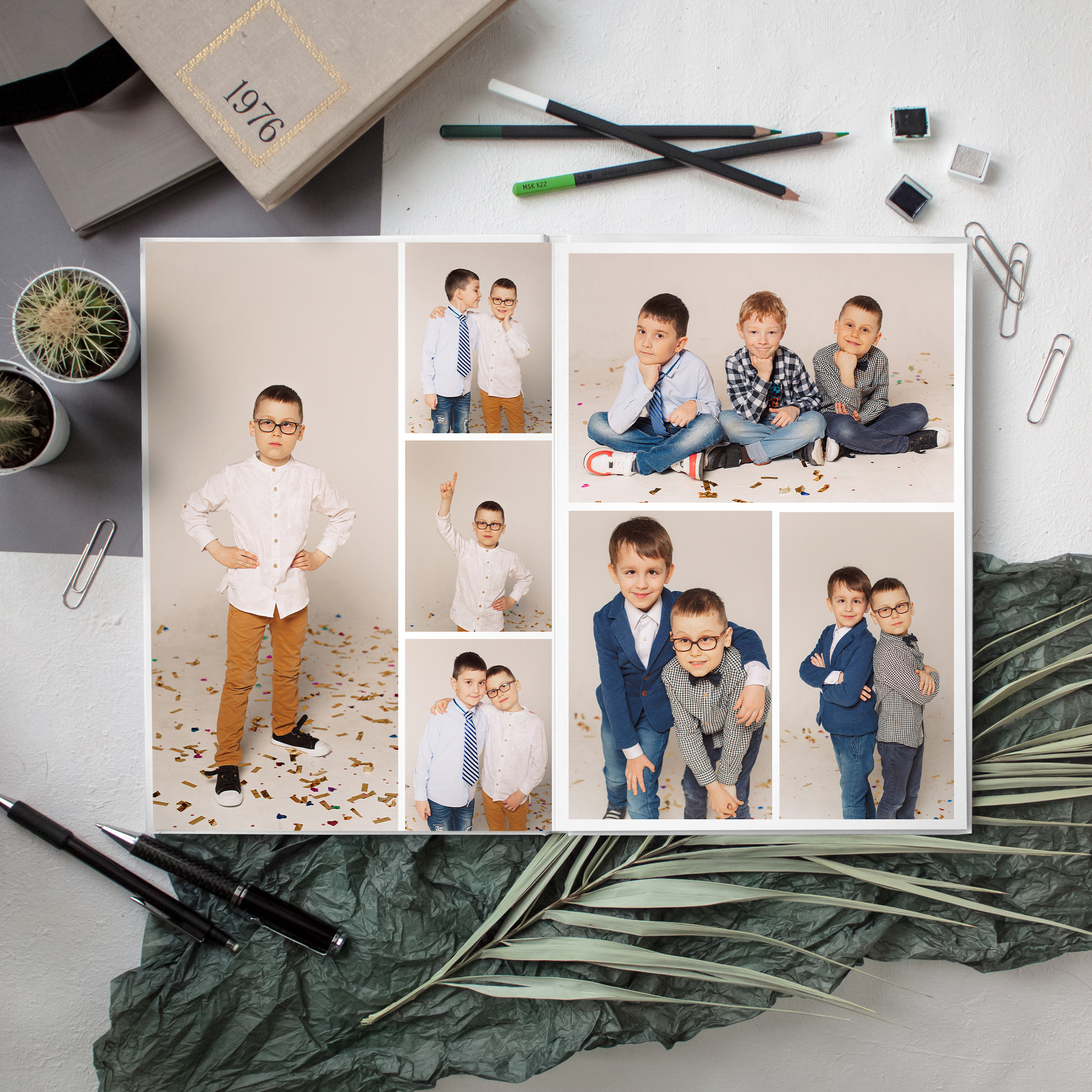 Выпускные альбомы для детского сада. Семейный и детский фотограф в Туле