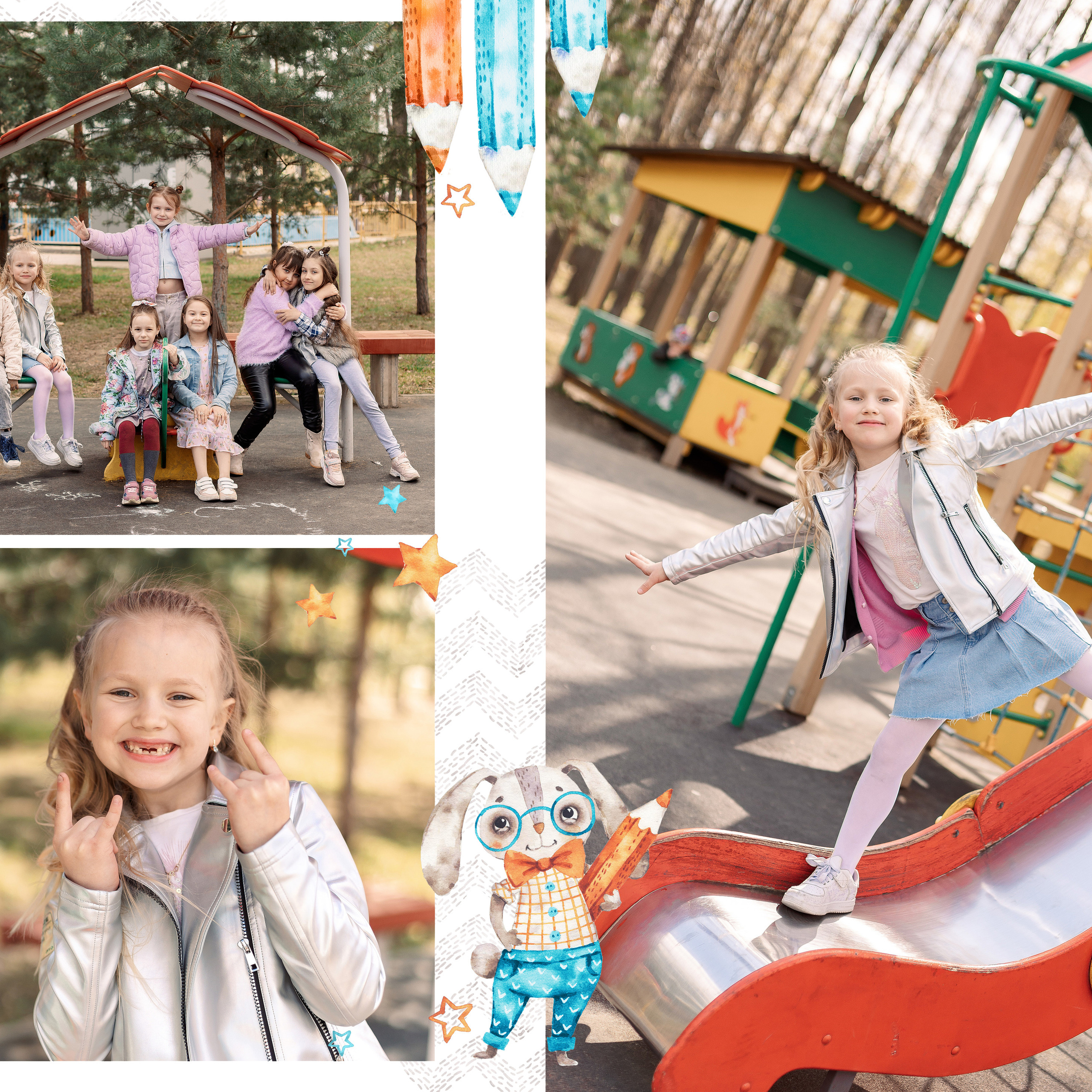 Выпускные альбомы для детского сада. Семейный и детский фотограф в Туле