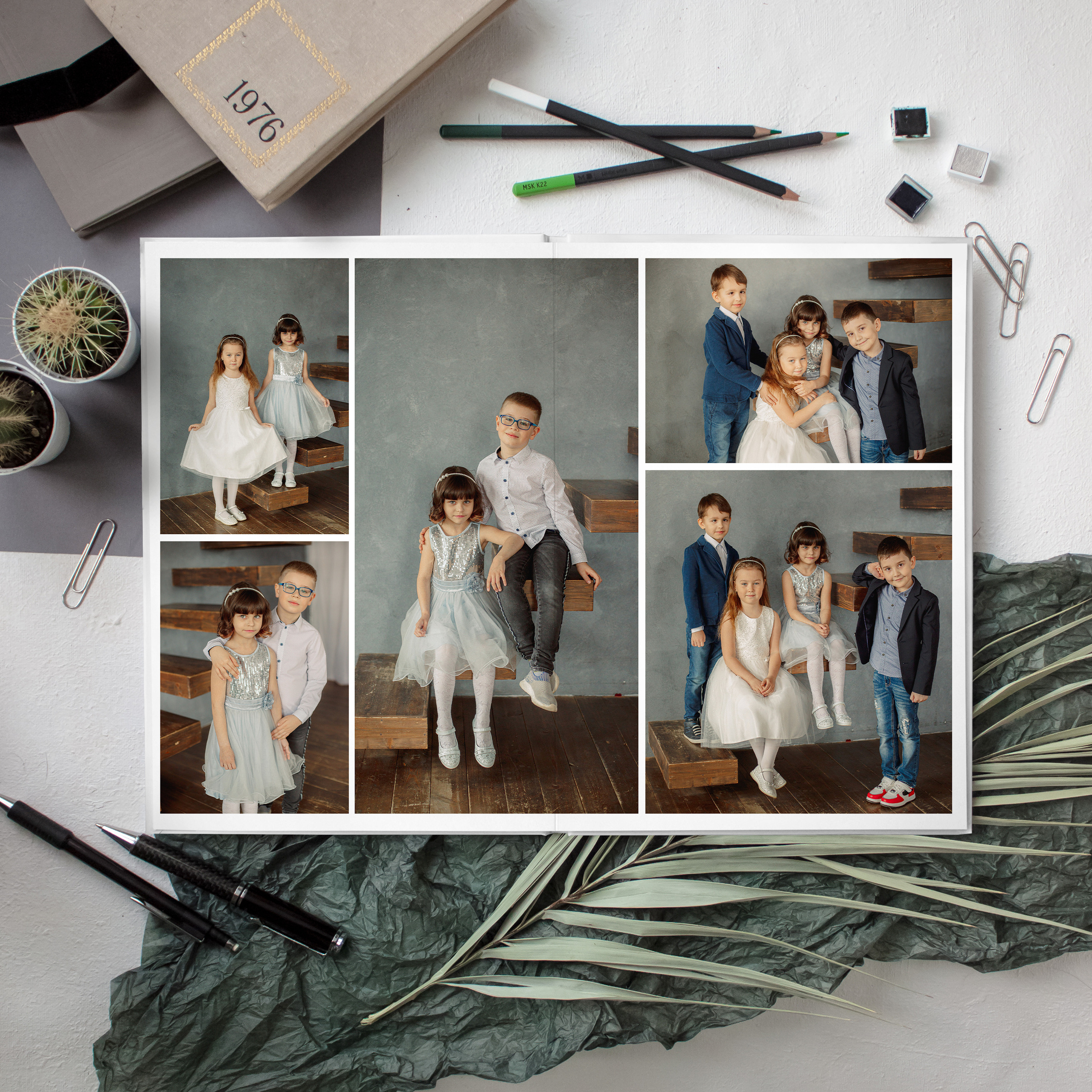 Выпускные альбомы для детского сада. Семейный и детский фотограф в Туле