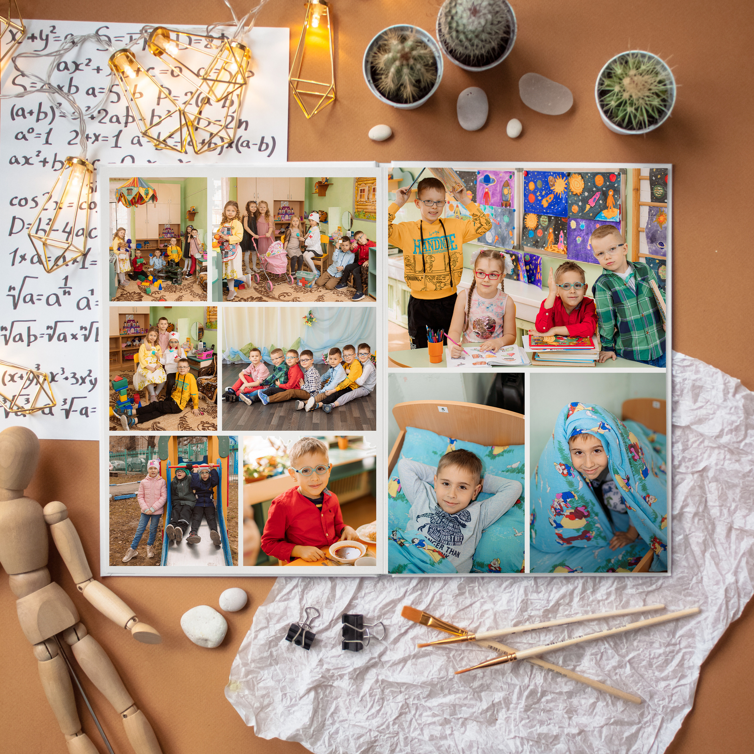 Выпускные альбомы для детского сада. Семейный и детский фотограф в Туле