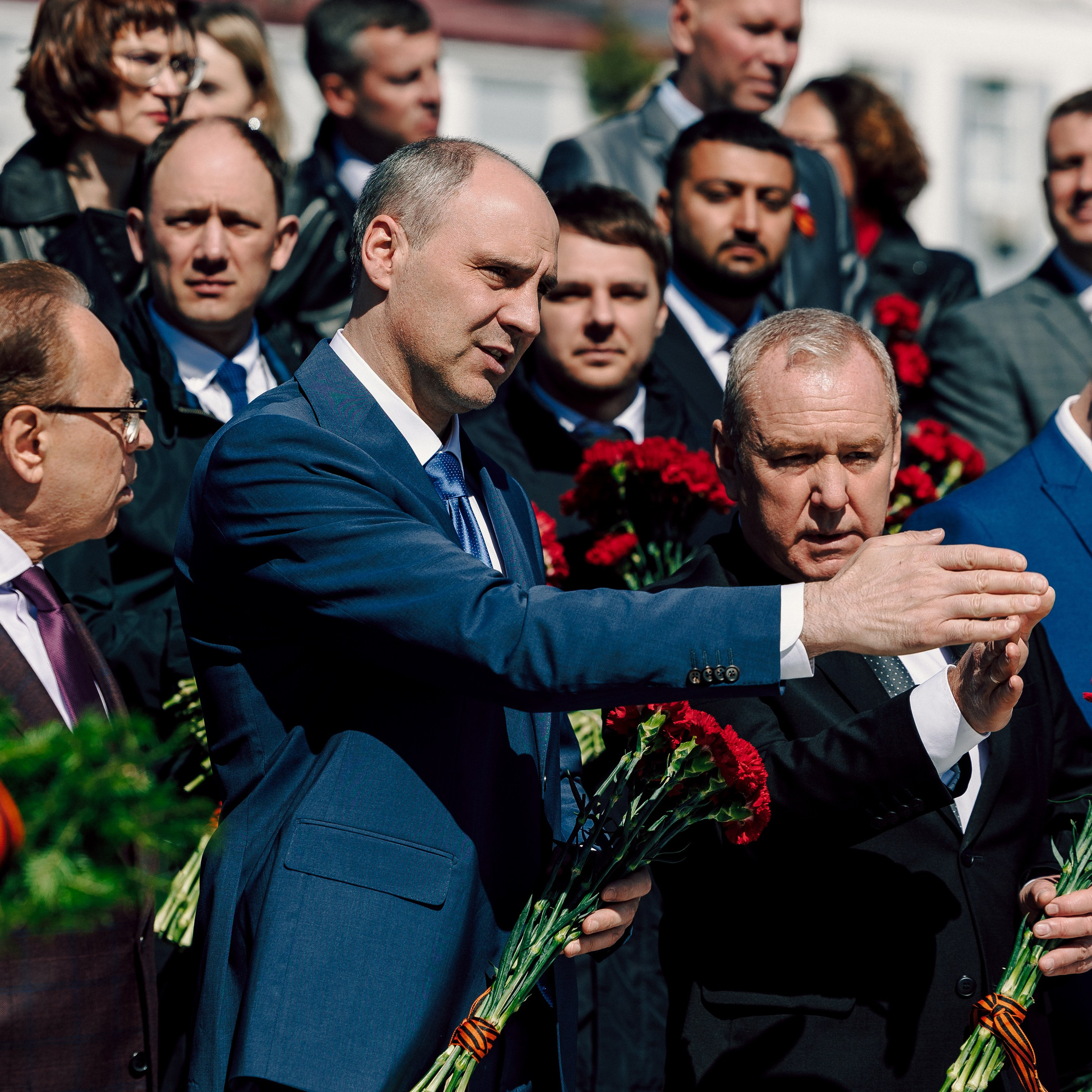 Торжественный митинг, посвящённый открытию Мемориала Славы воинам-новотрубникам