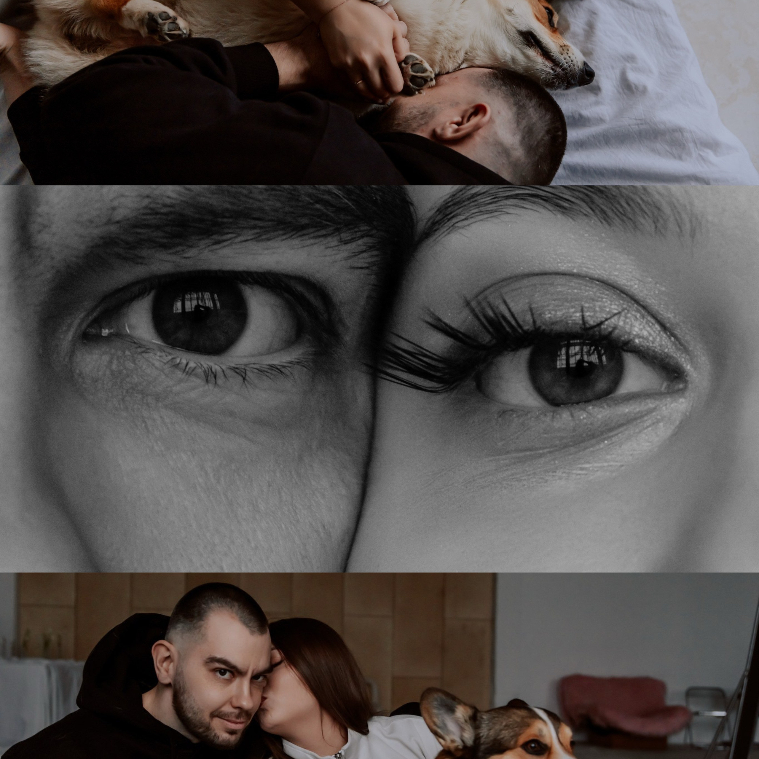 Саша, Илья и песик Кураж