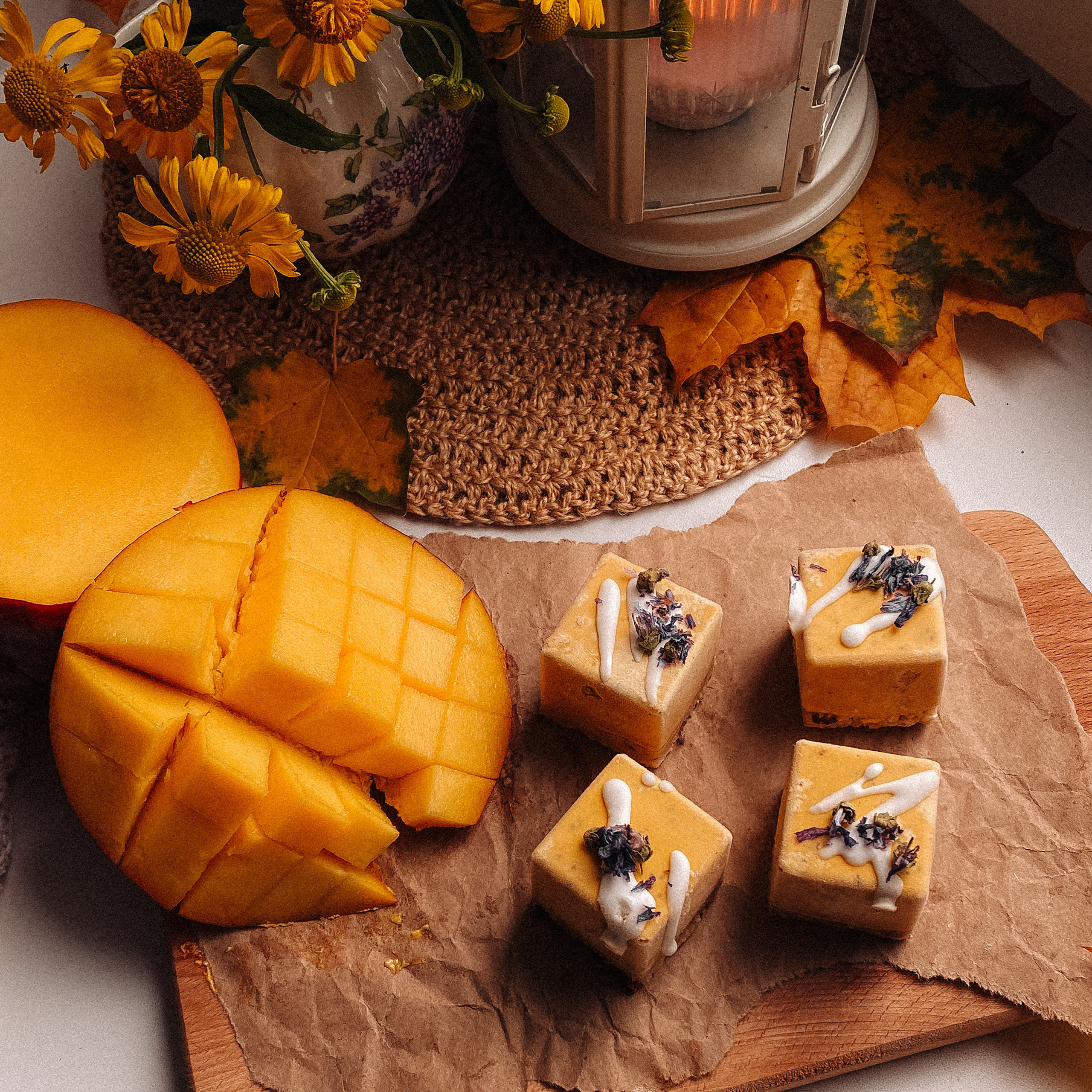 Веганские пирожные.