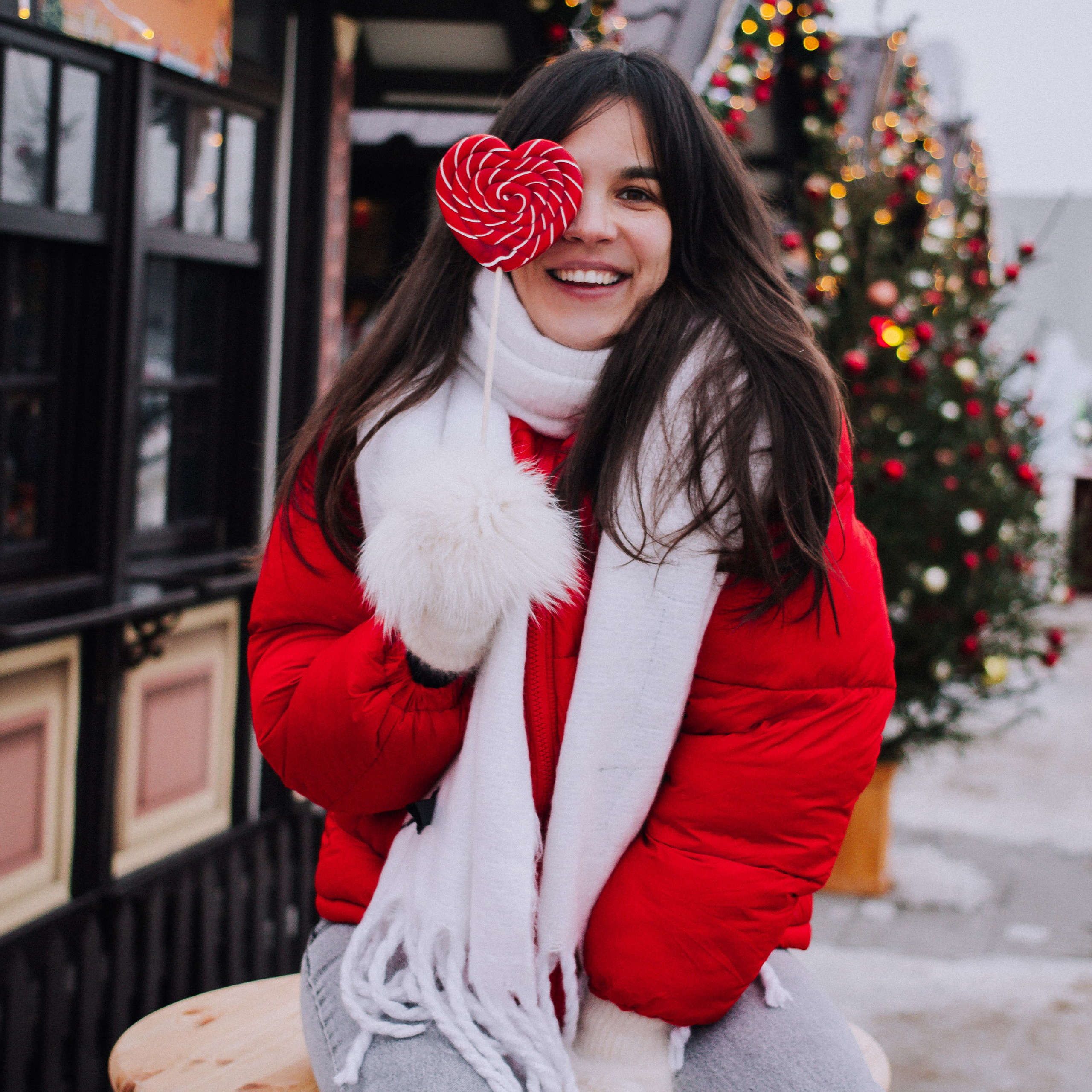 Новогодний леденец