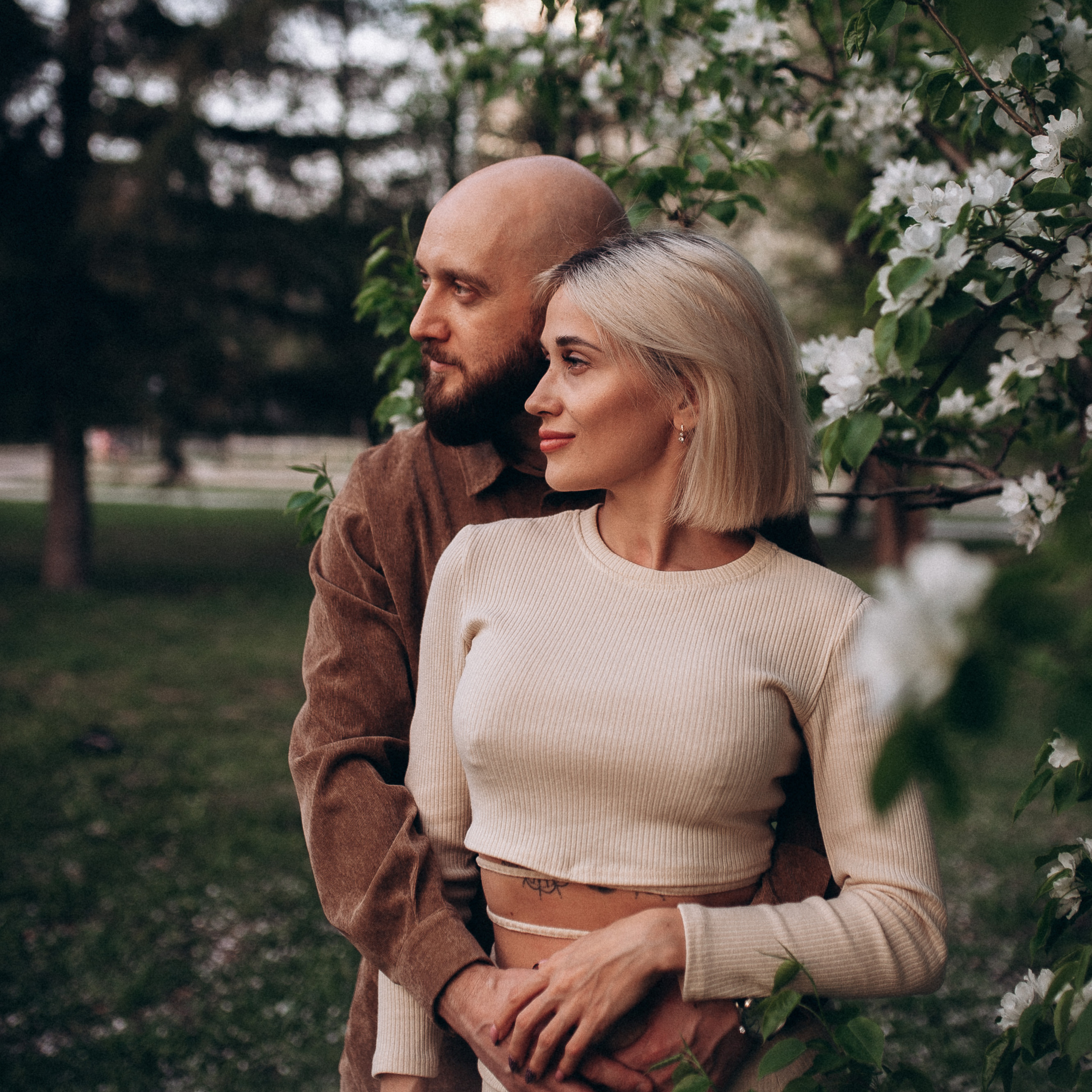 Рома и Саша. В цветении