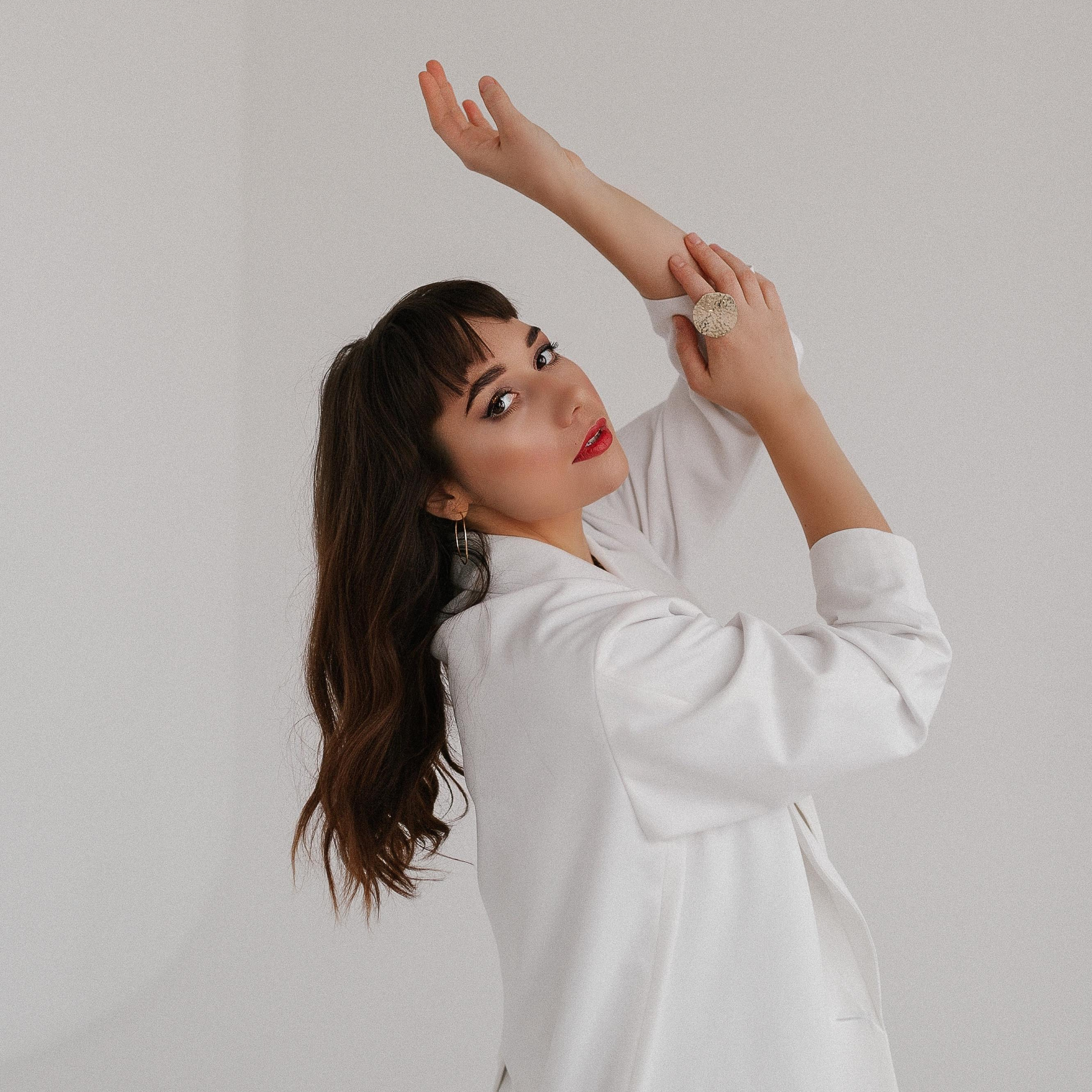 Феридэ. Съёмка в студии