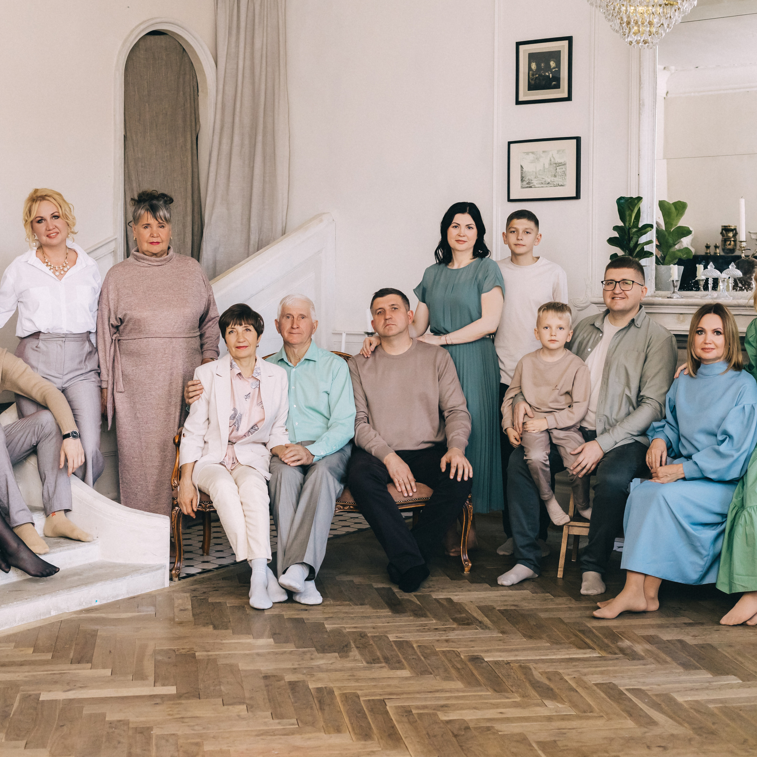 Большая семья