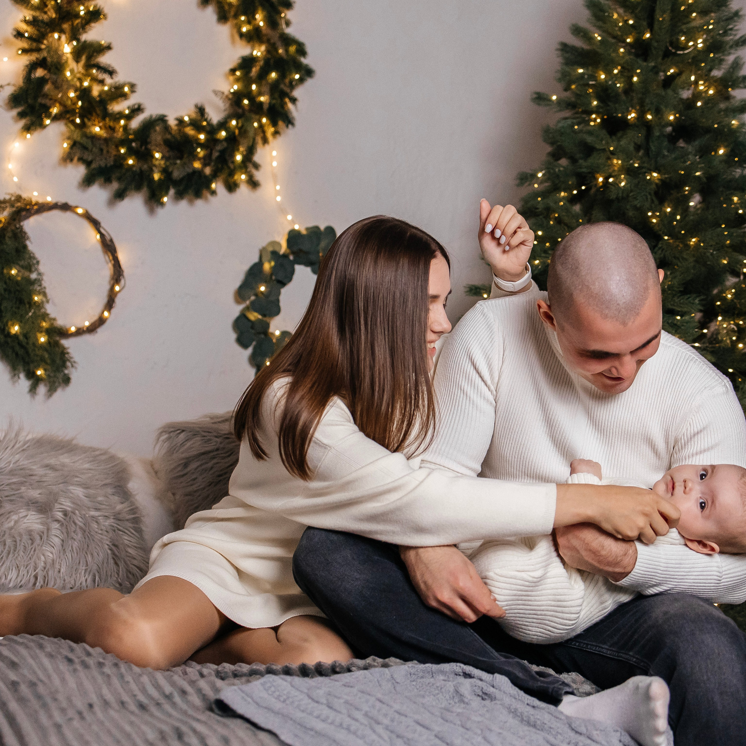 Юлия, Дмитрий и Семен