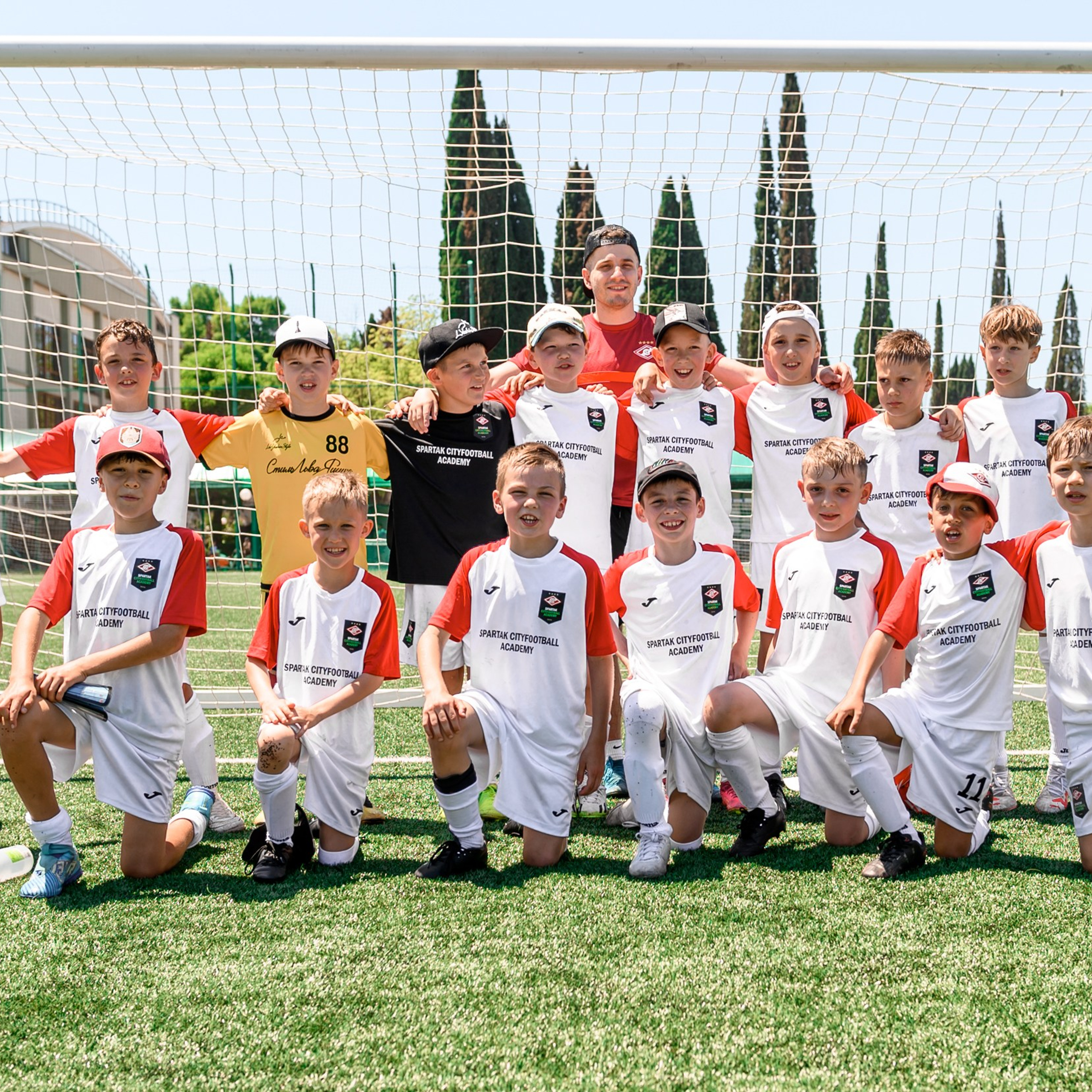 Детский лагерь футбольной школы Спартак