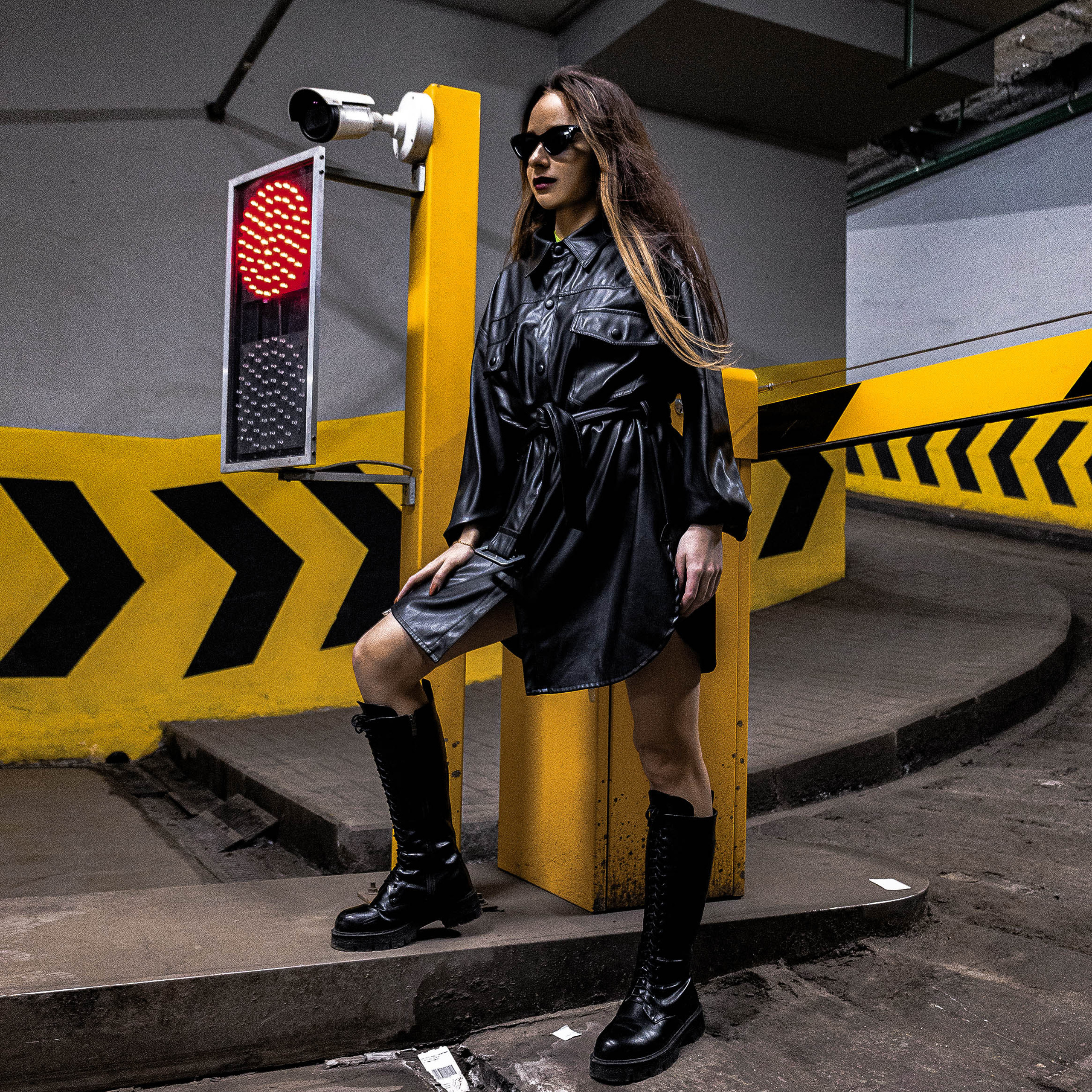 Съемка на паркинге Ольга