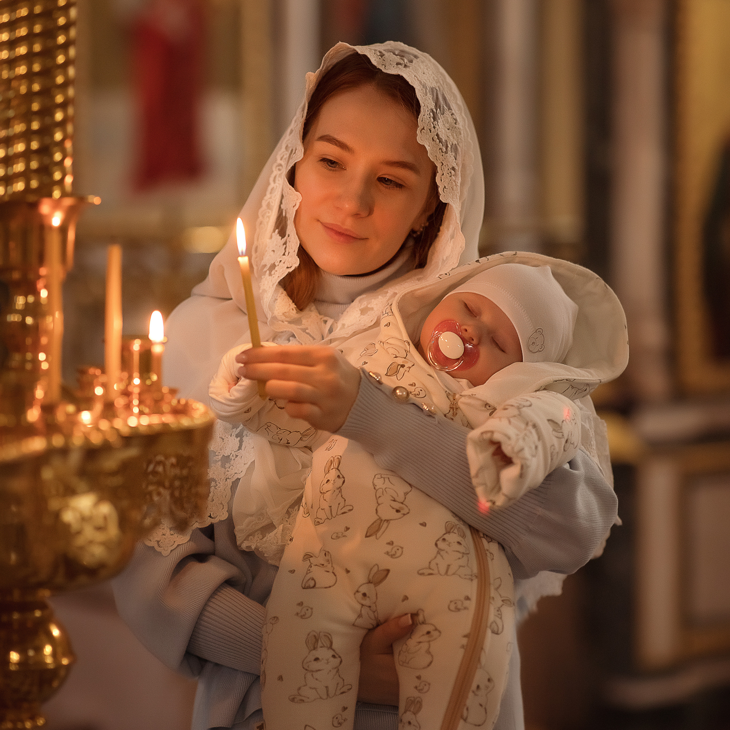 Крещение Валерии Храм Пантелеймона Ценителя