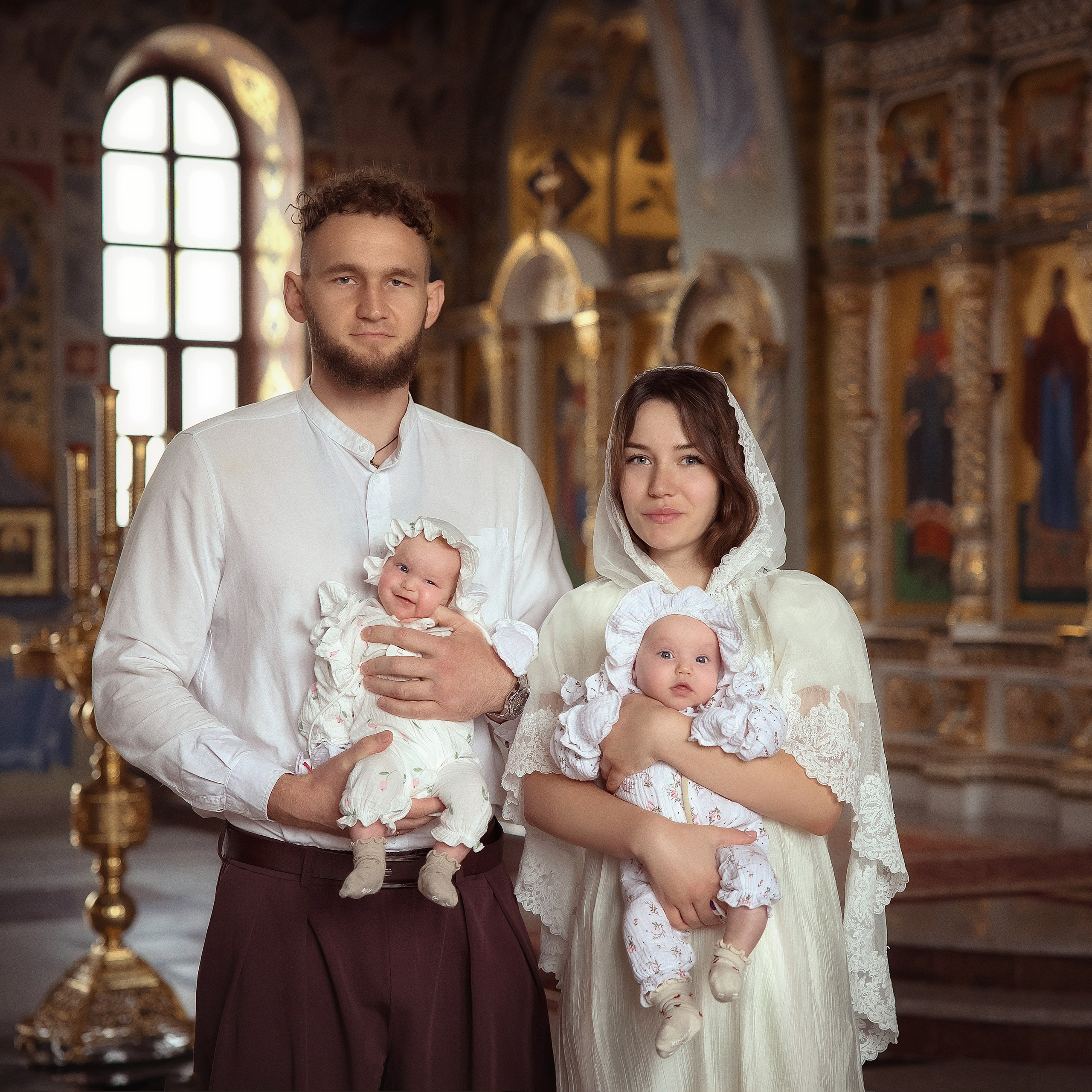 Крещение Софии и Мии