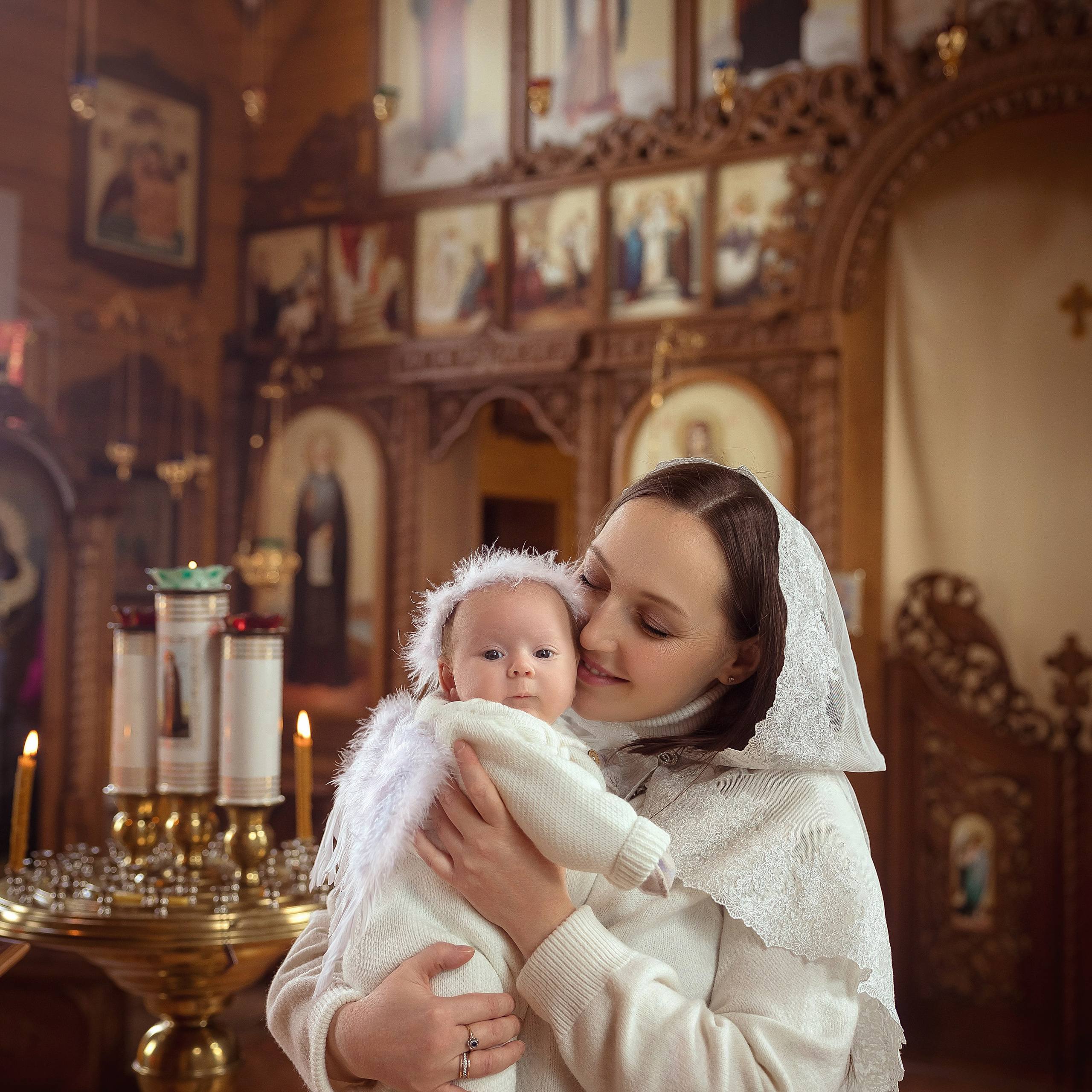 Крещение Евы храм Серафима Саровского